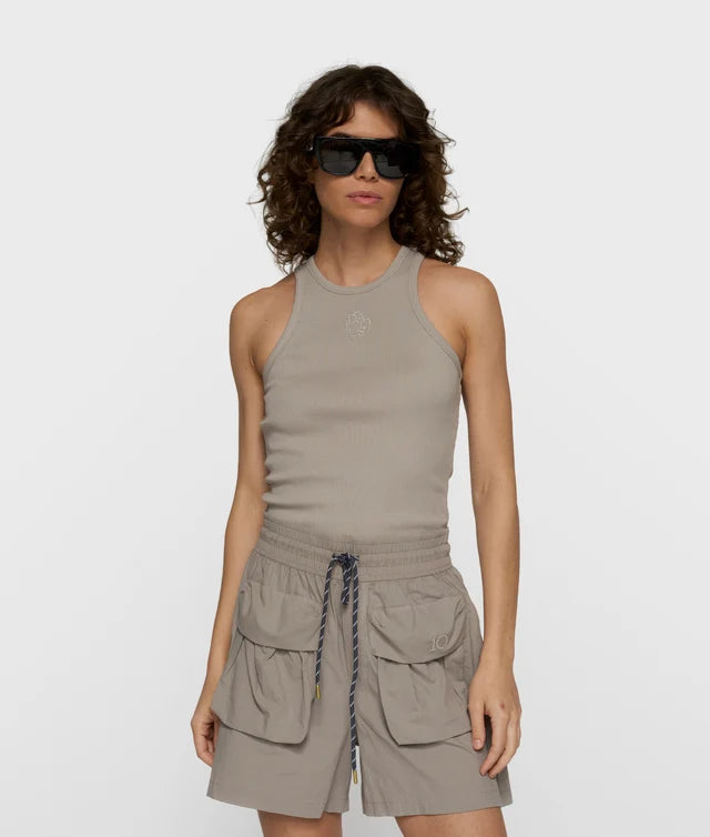 10DAYS Tank Top Rib - Fog
