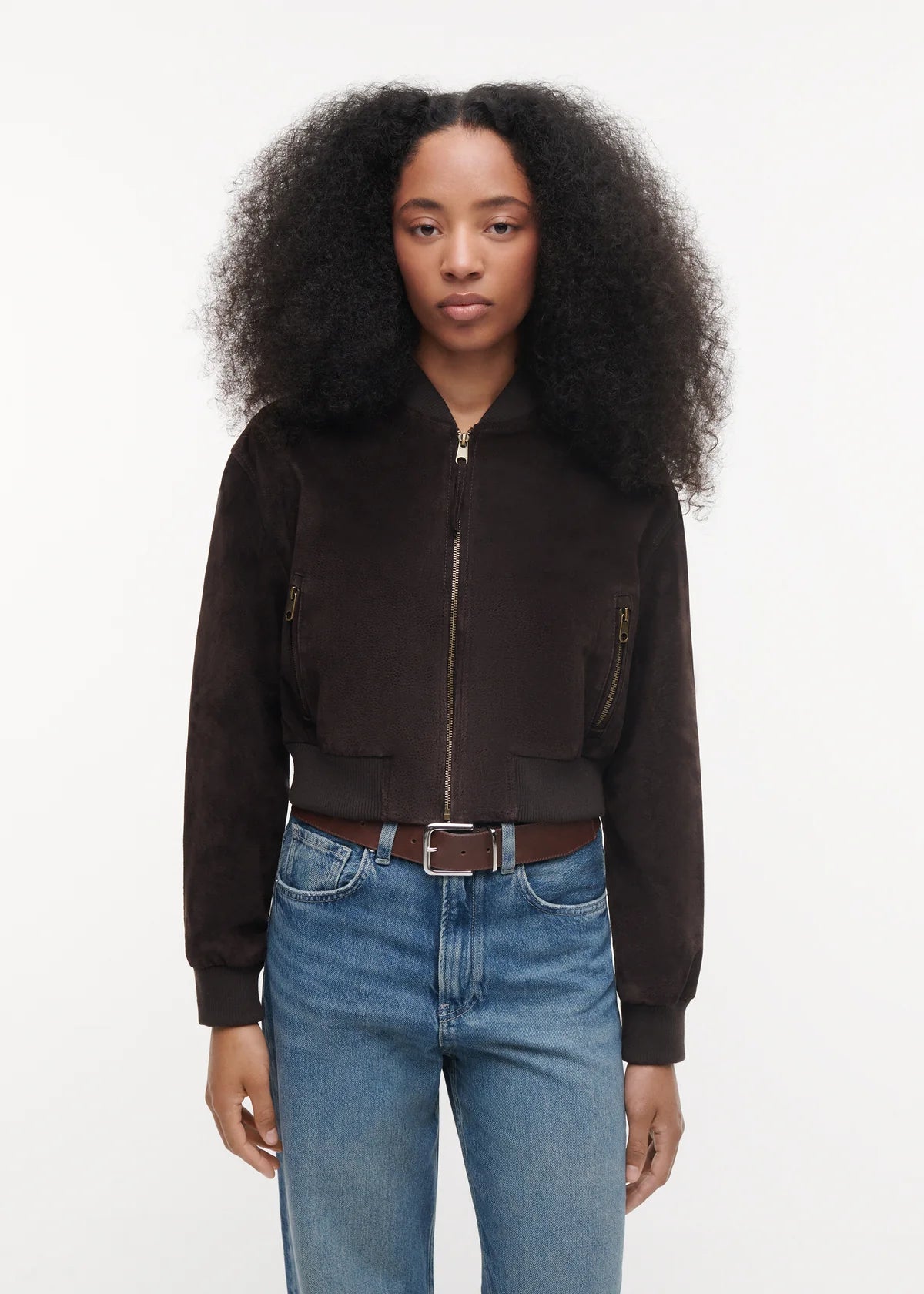Studio AR jas Sloane Velvet Brown