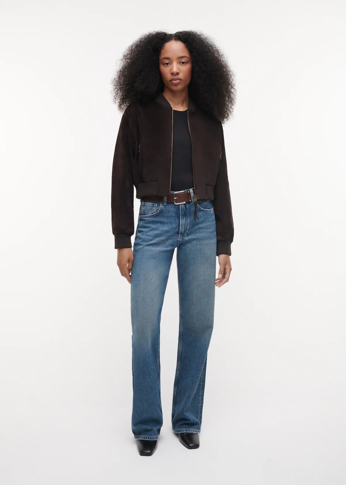 Studio AR jas Sloane Velvet Brown