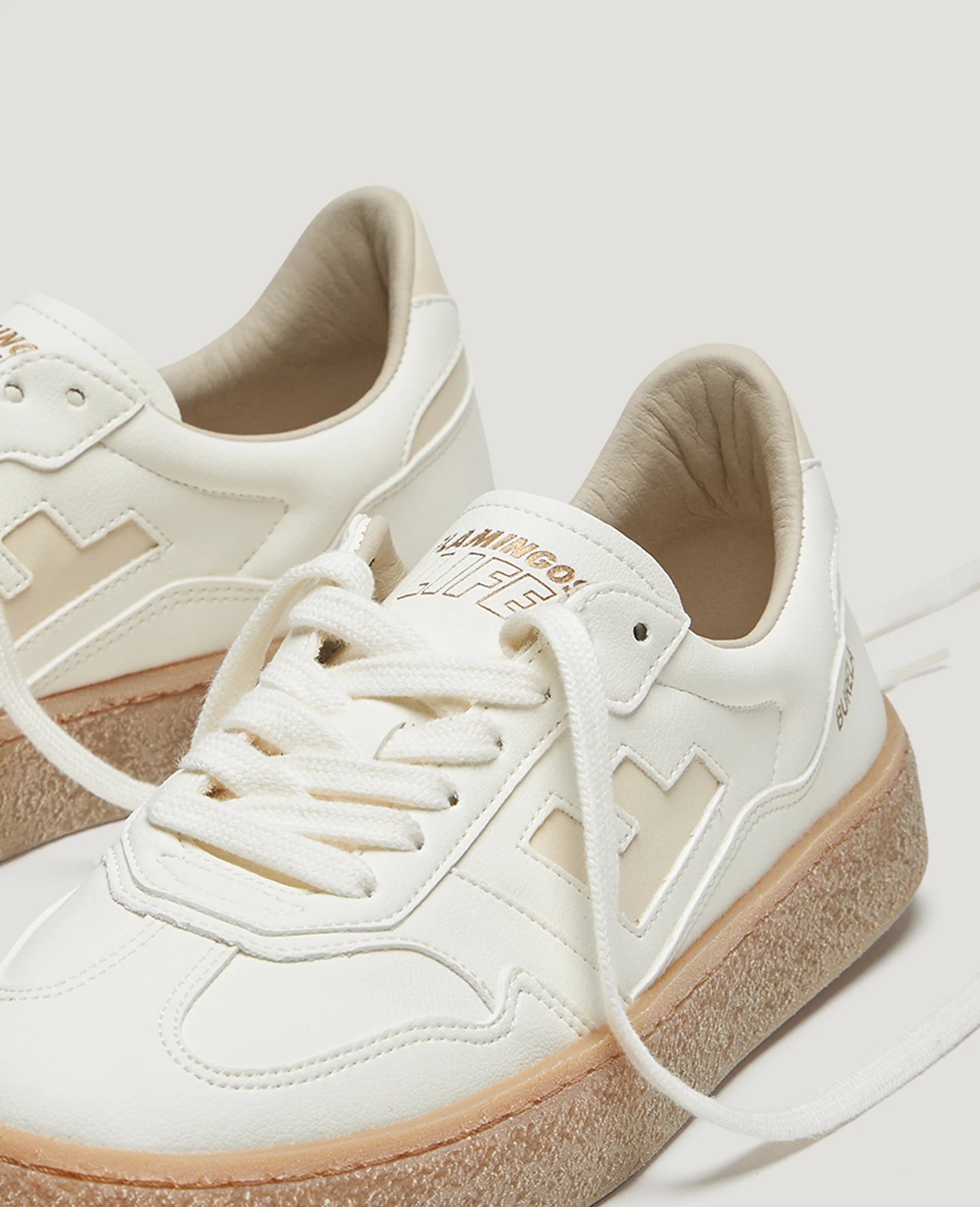 Flamingos sneakers Burela Bold Panna