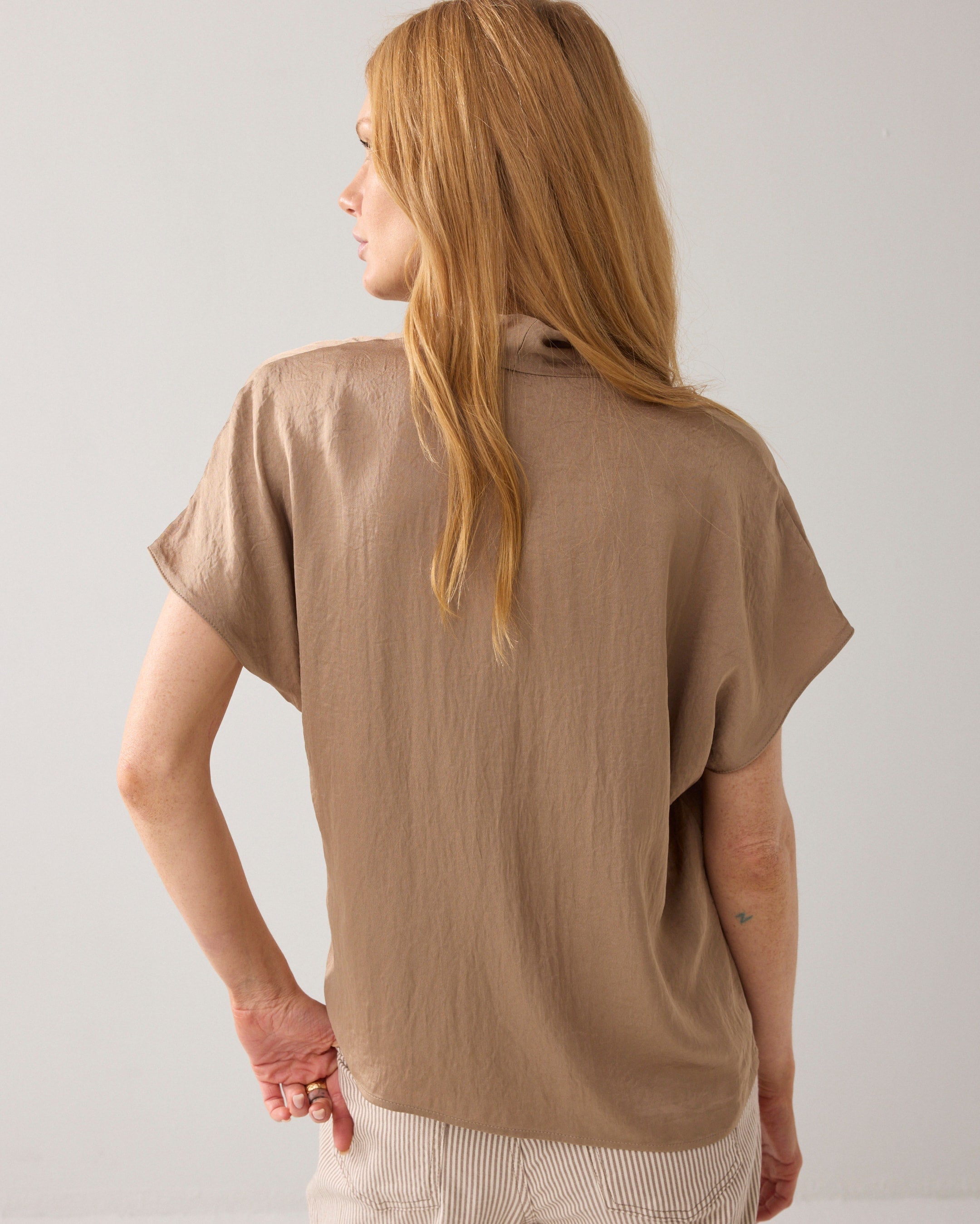 Summum Top 2s3324-11817 703 Khaki