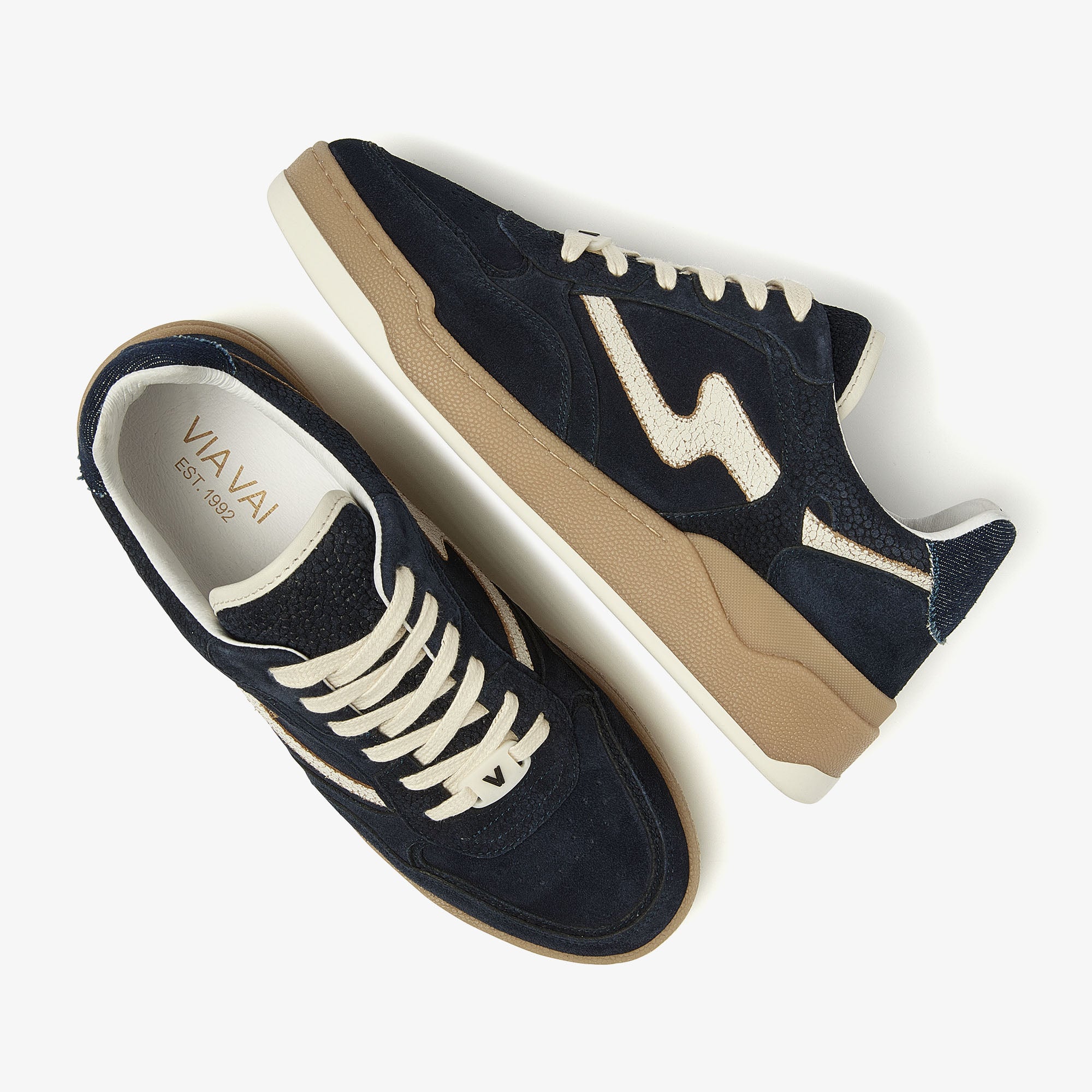 Via Vai Donkerblauwe Enkellaarsjes Sale VIA VAI Sneakers Nilla