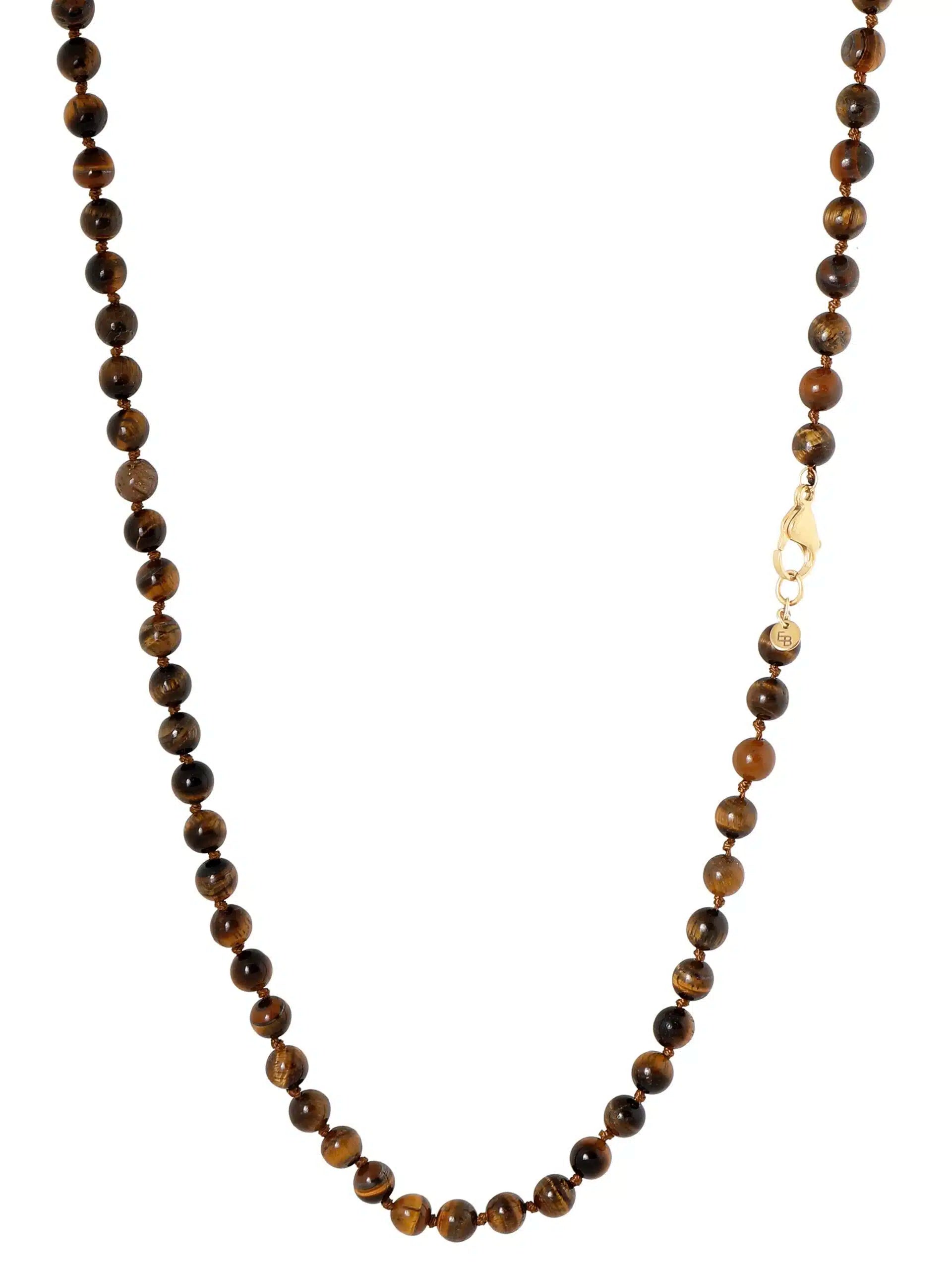 Ellen Beekmans ketting KET79882 bruin mêlée