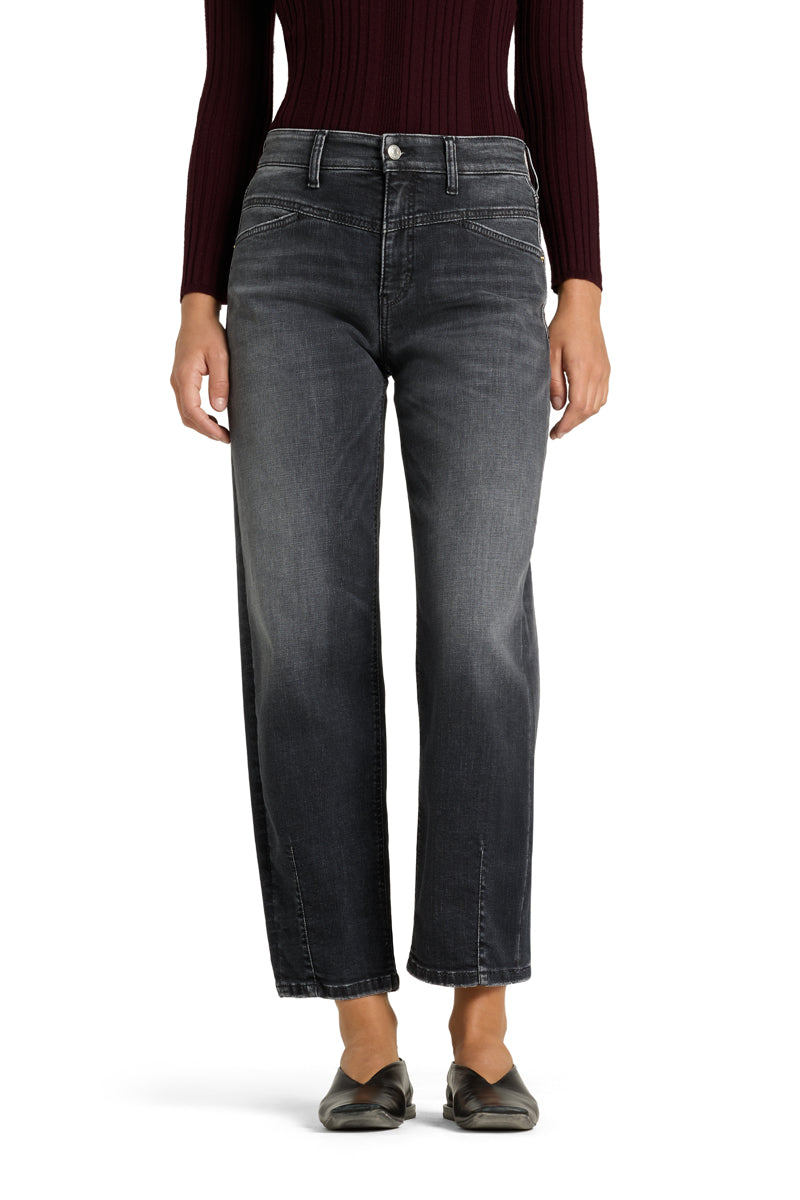 Cambio Jeans Elin in Black Used met rechte pijpen