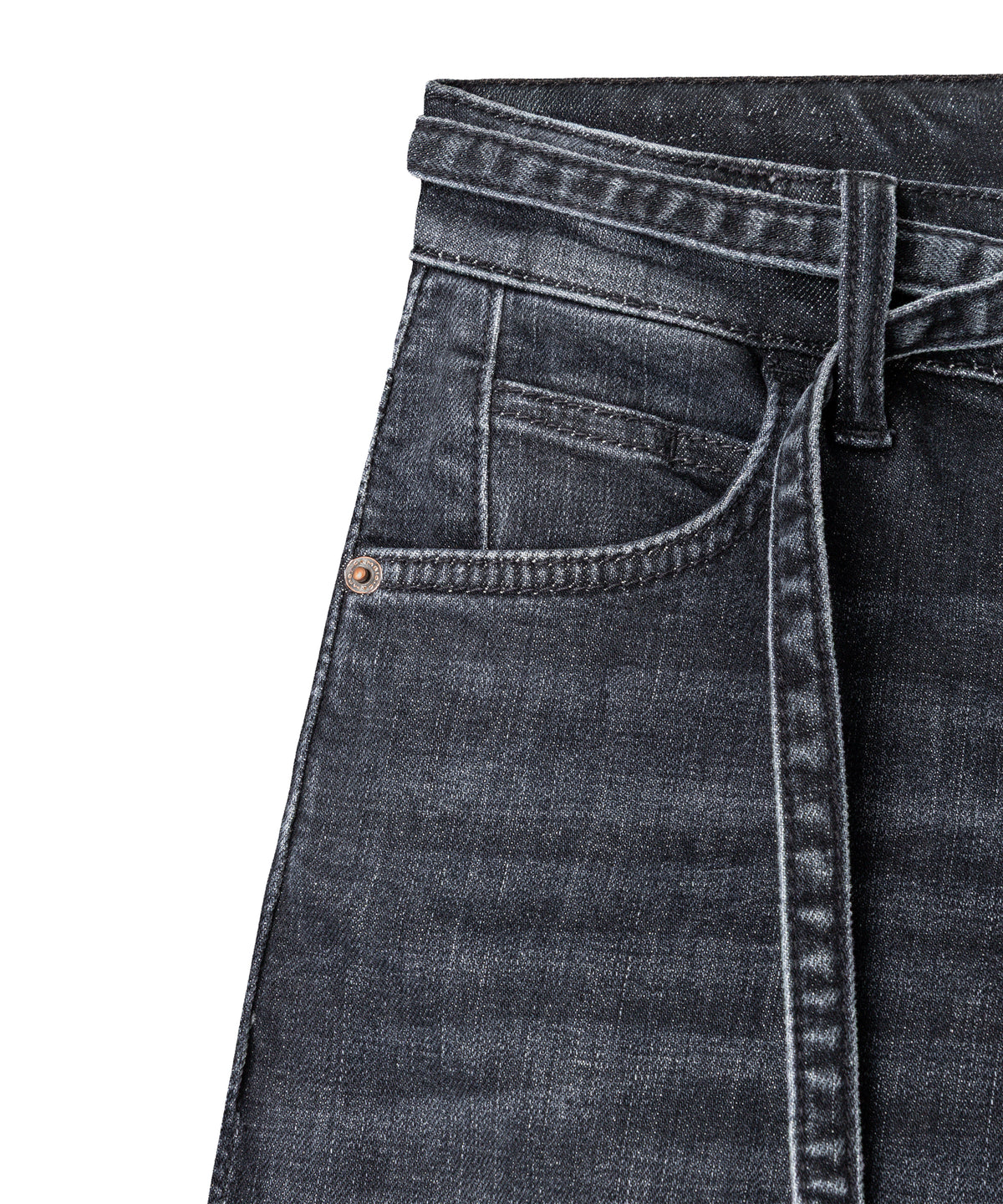 Cambio Jeans Aimee in Natural Well Worn Used detail