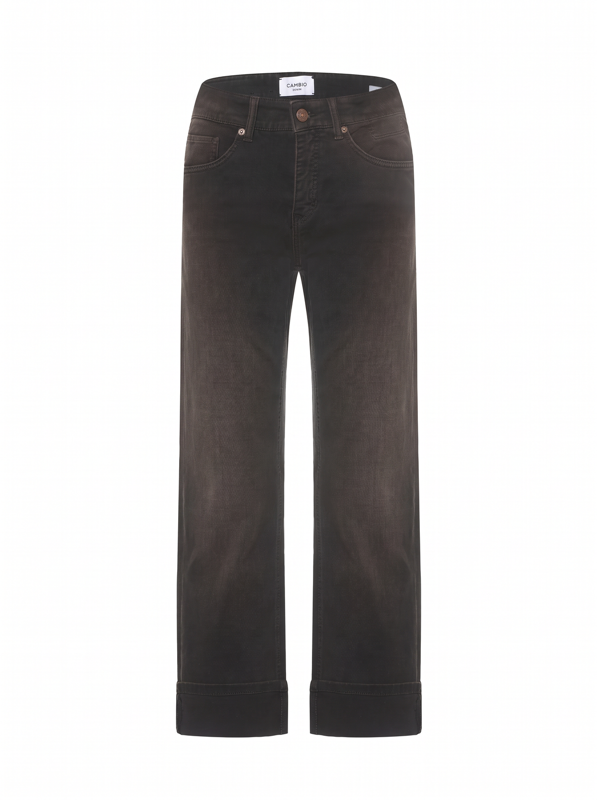 Cambio Jeans Gaia in Lefthand Brown Overdyed