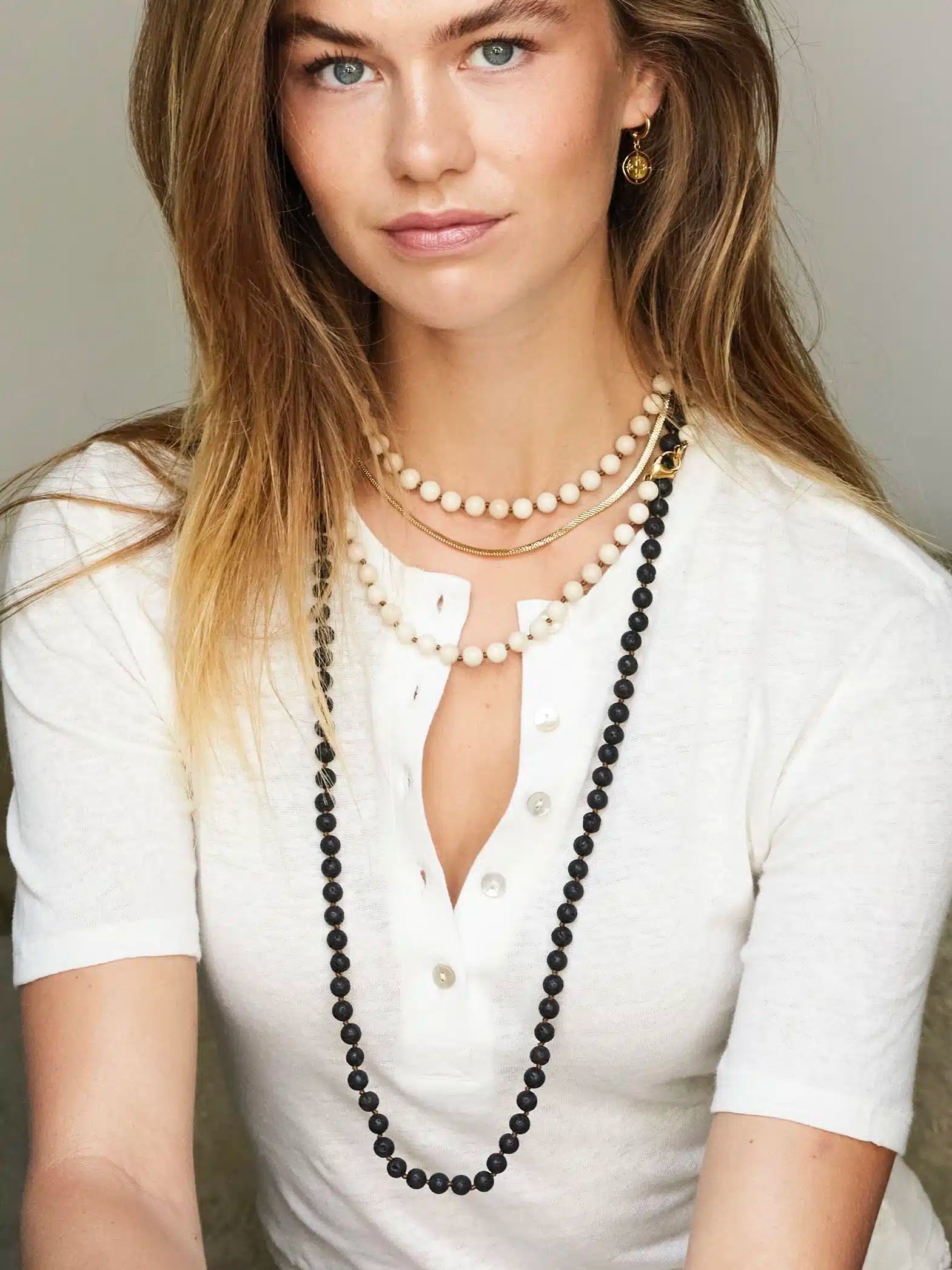 Ellen Beekmans ketting KET79883 Off White
