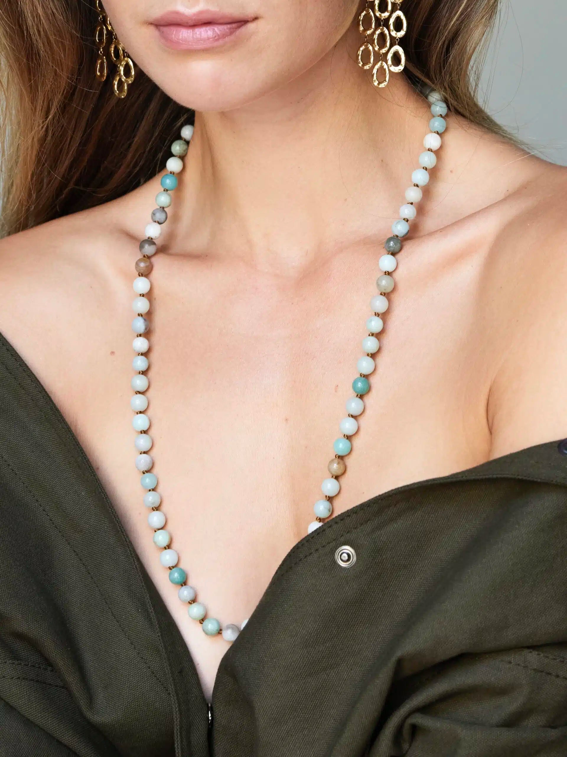 Ellen Beekmans ketting KET79884 Turquoise-mêlée