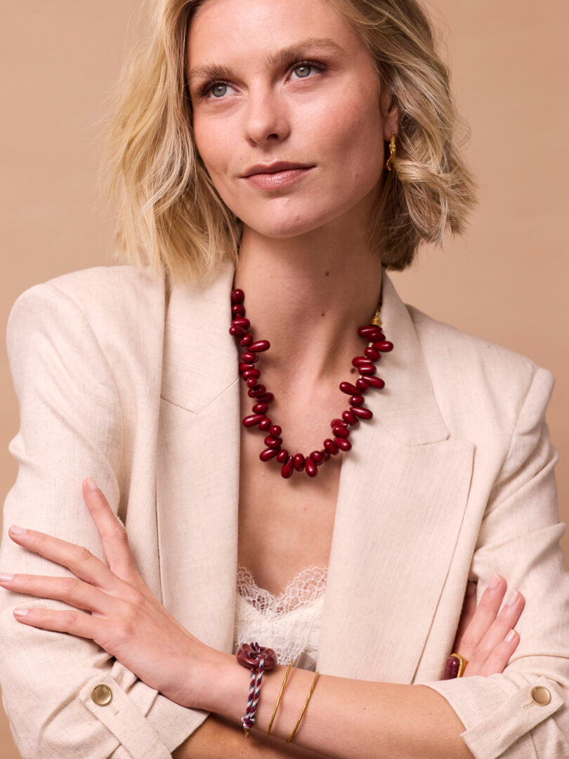 Ellen Beekmans ketting K0857733 Aubergine
