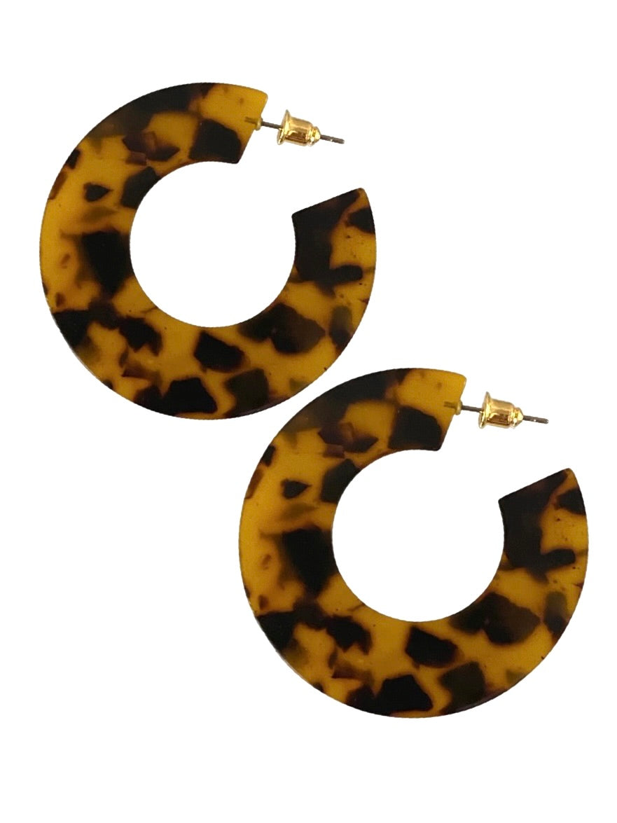 Ellen Beekmans oorbellen leopard