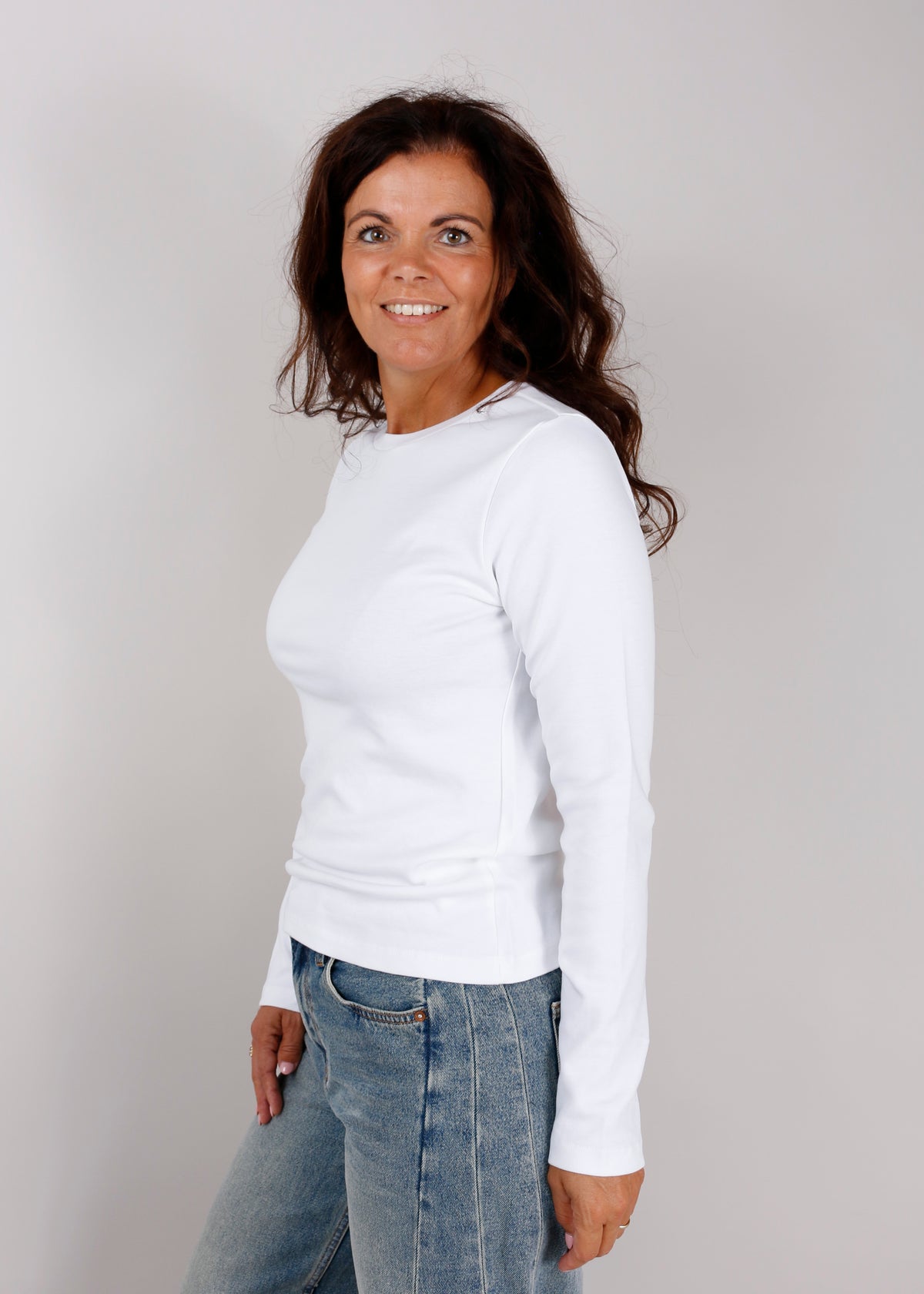 La Vie longsleeve Mila white