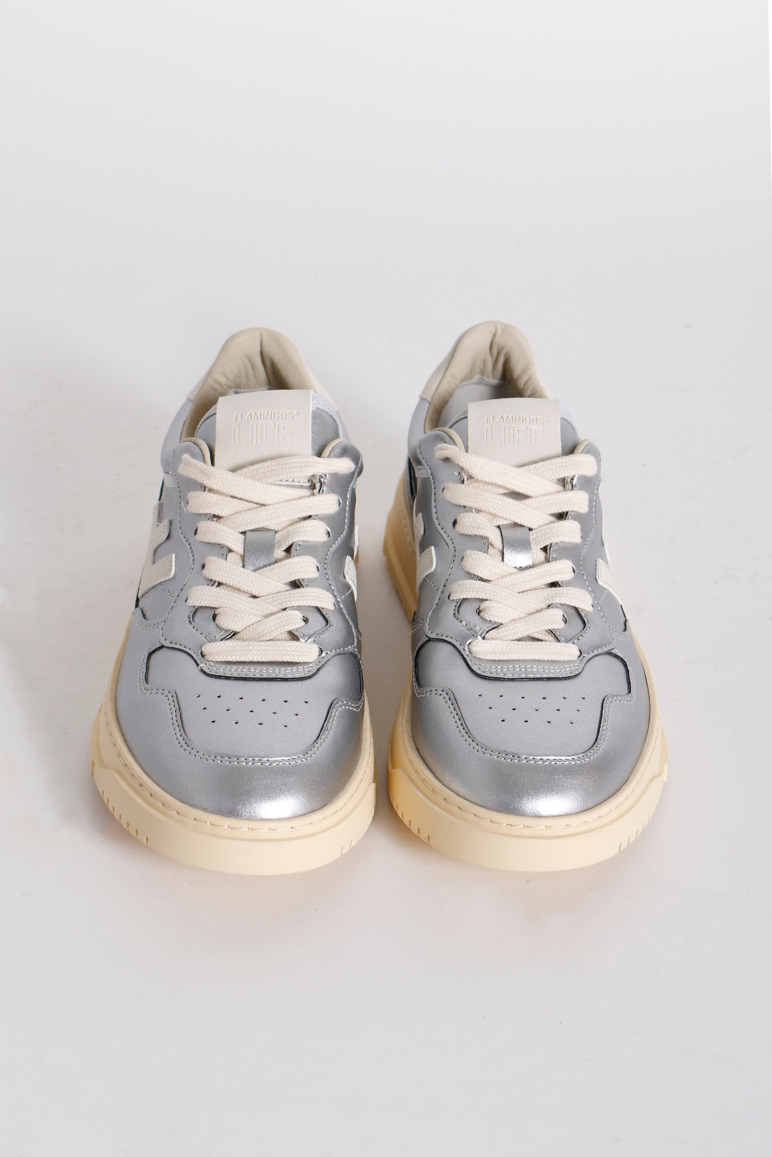 Flamingos sneakers Ventura Clean Silver