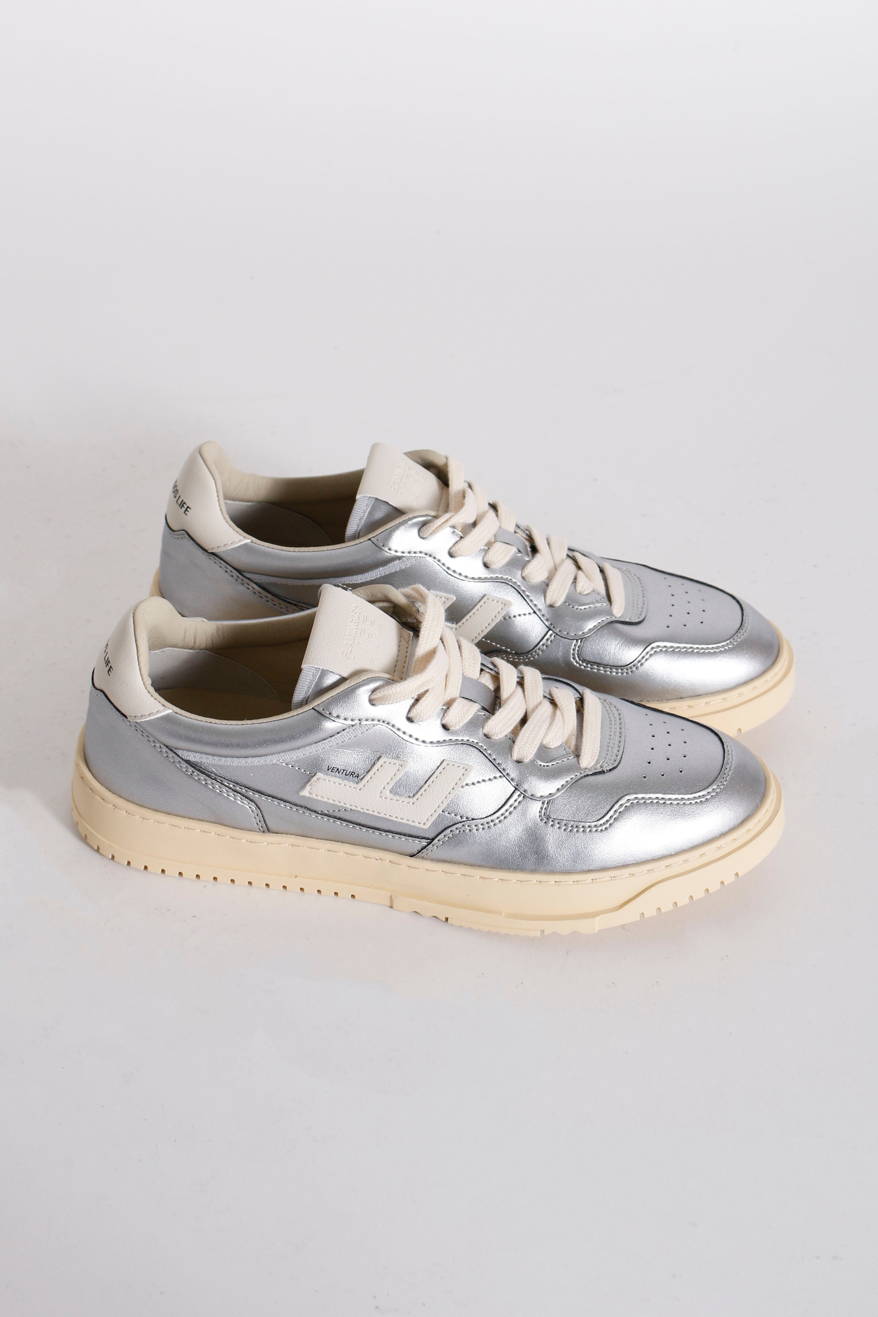 Flamingos sneakers Ventura Clean Silver
