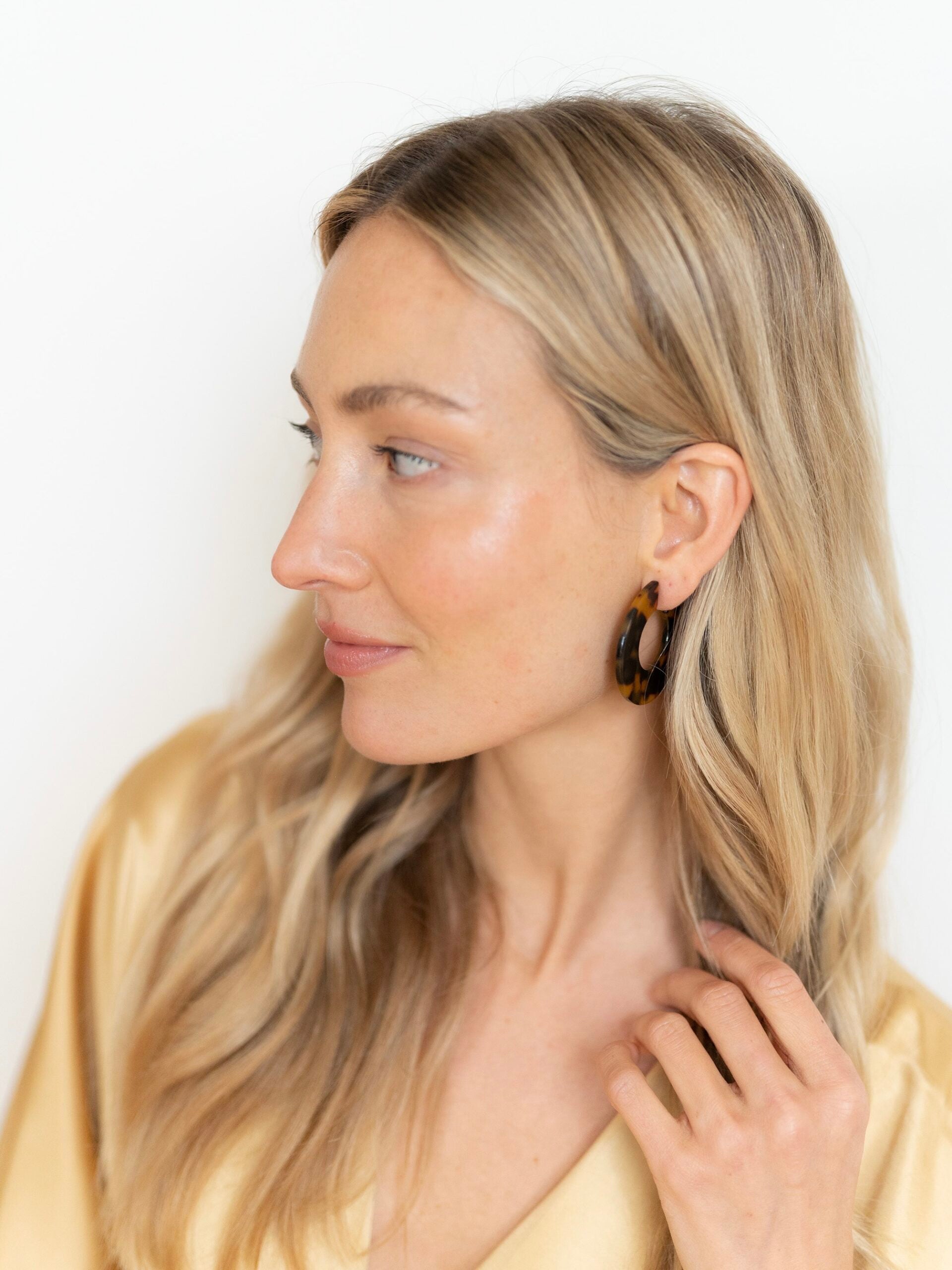 Ellen Beekmans oorbellen leopard