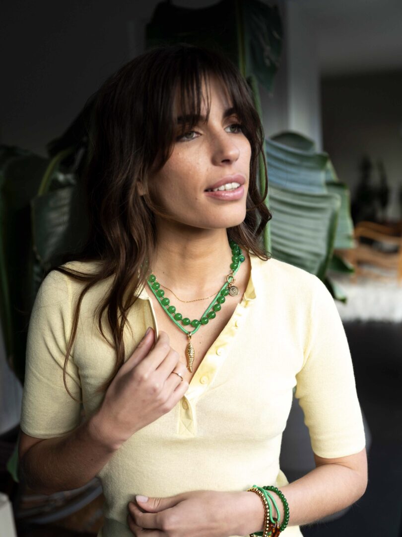 Ellen Beekmans ketting KET79849 groen
