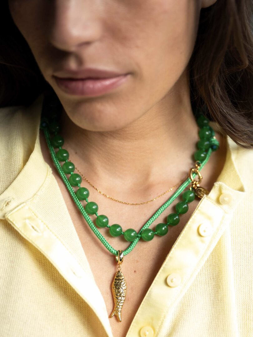 Ellen Beekmans ketting KET79849 groen
