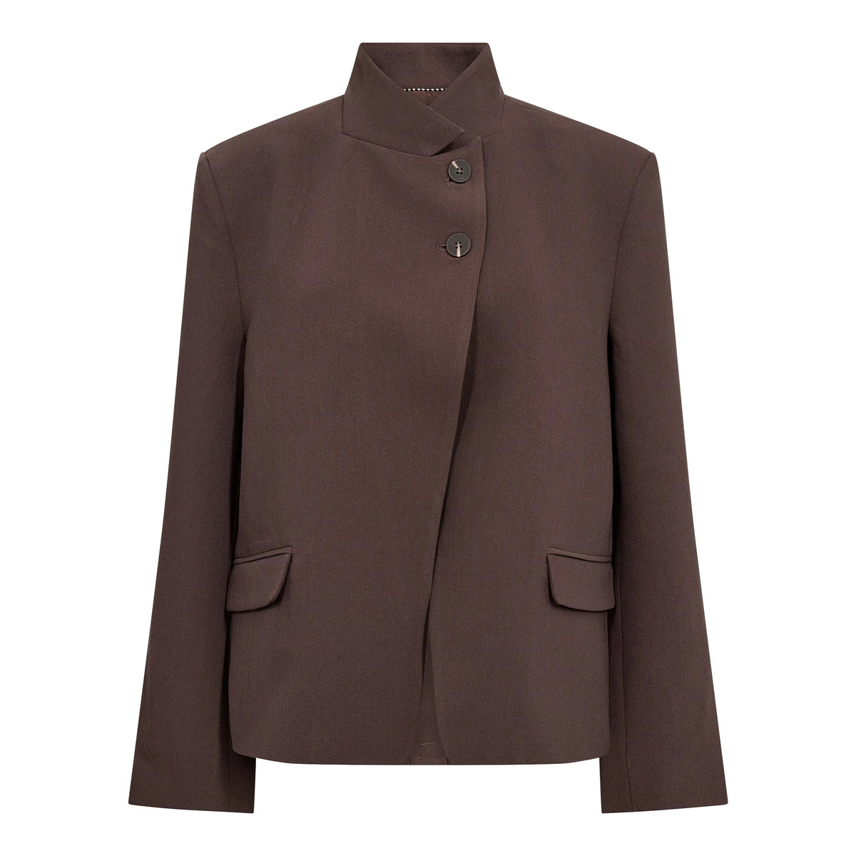 Co'Couture Blazer AcileCC High Collar in Brown