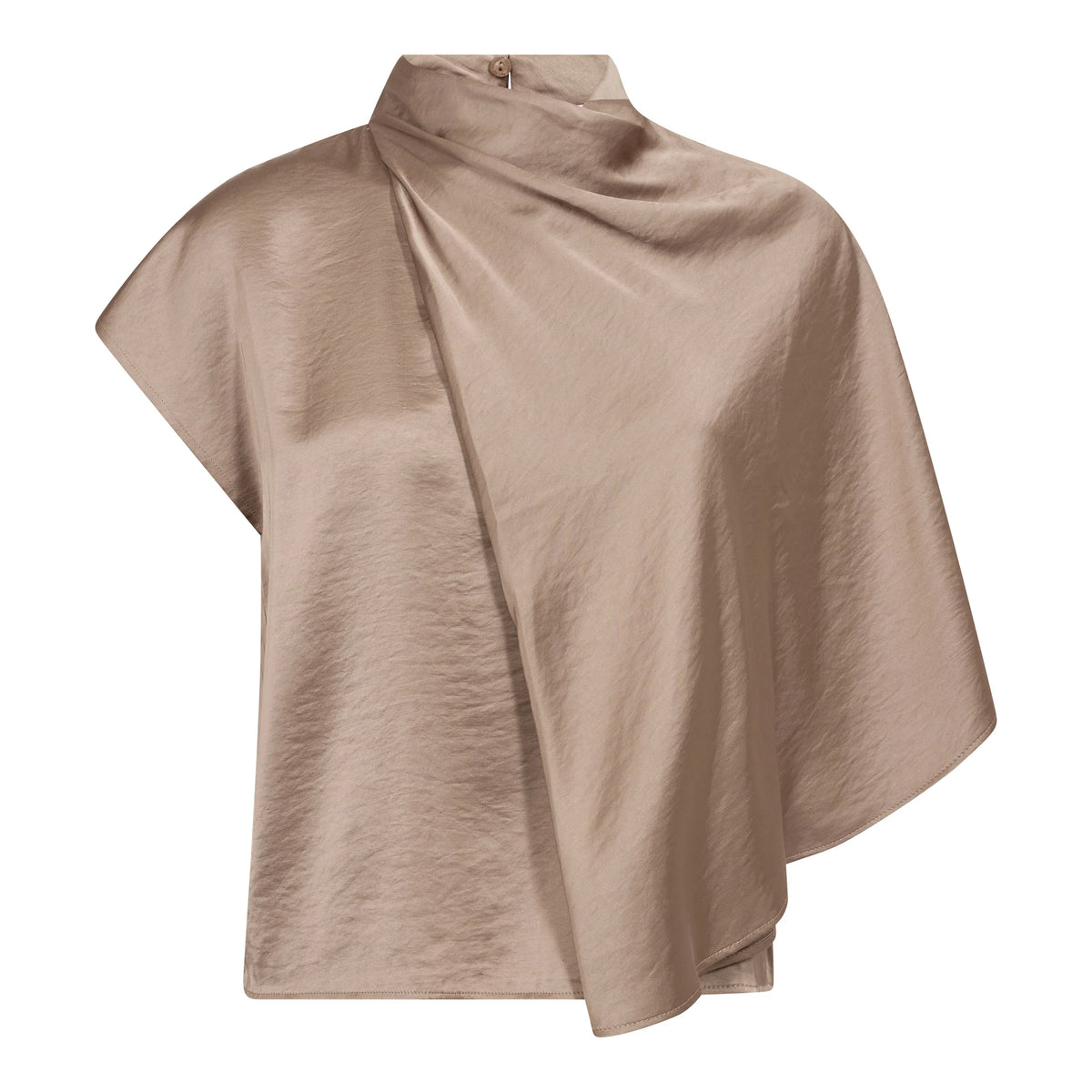 Co'Couture IdunCC Cape blouse in Walnut
