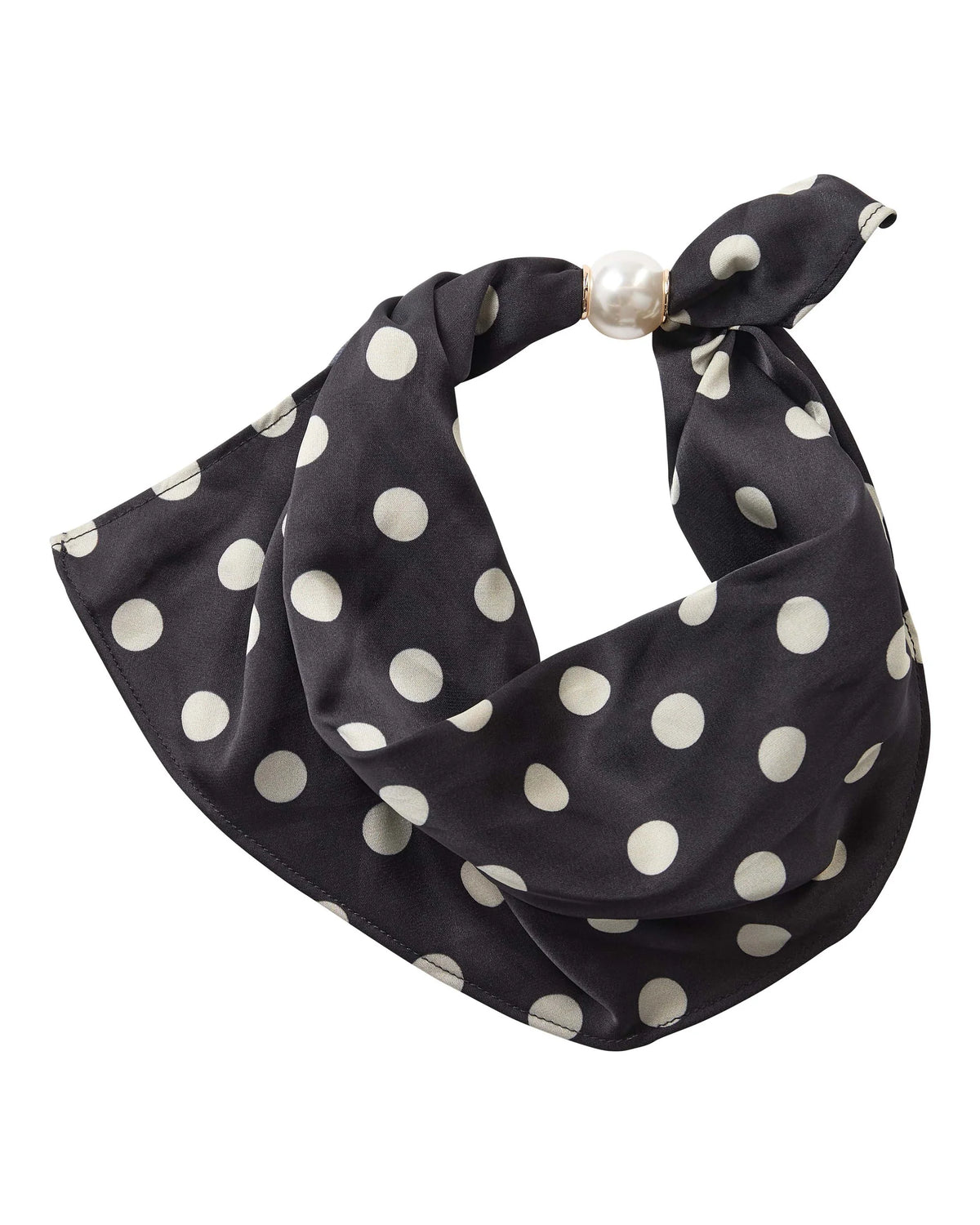 Co'Couture PearlCC sjaal in Black/Pearl