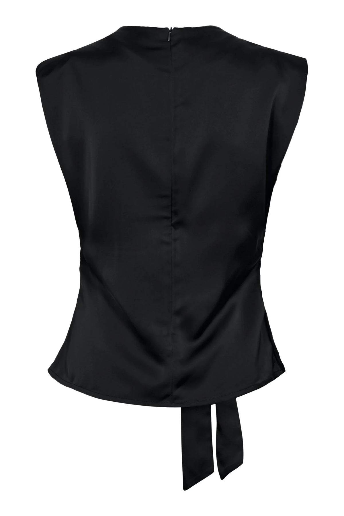 Co'Couture SafiraCC Pleat top in Black