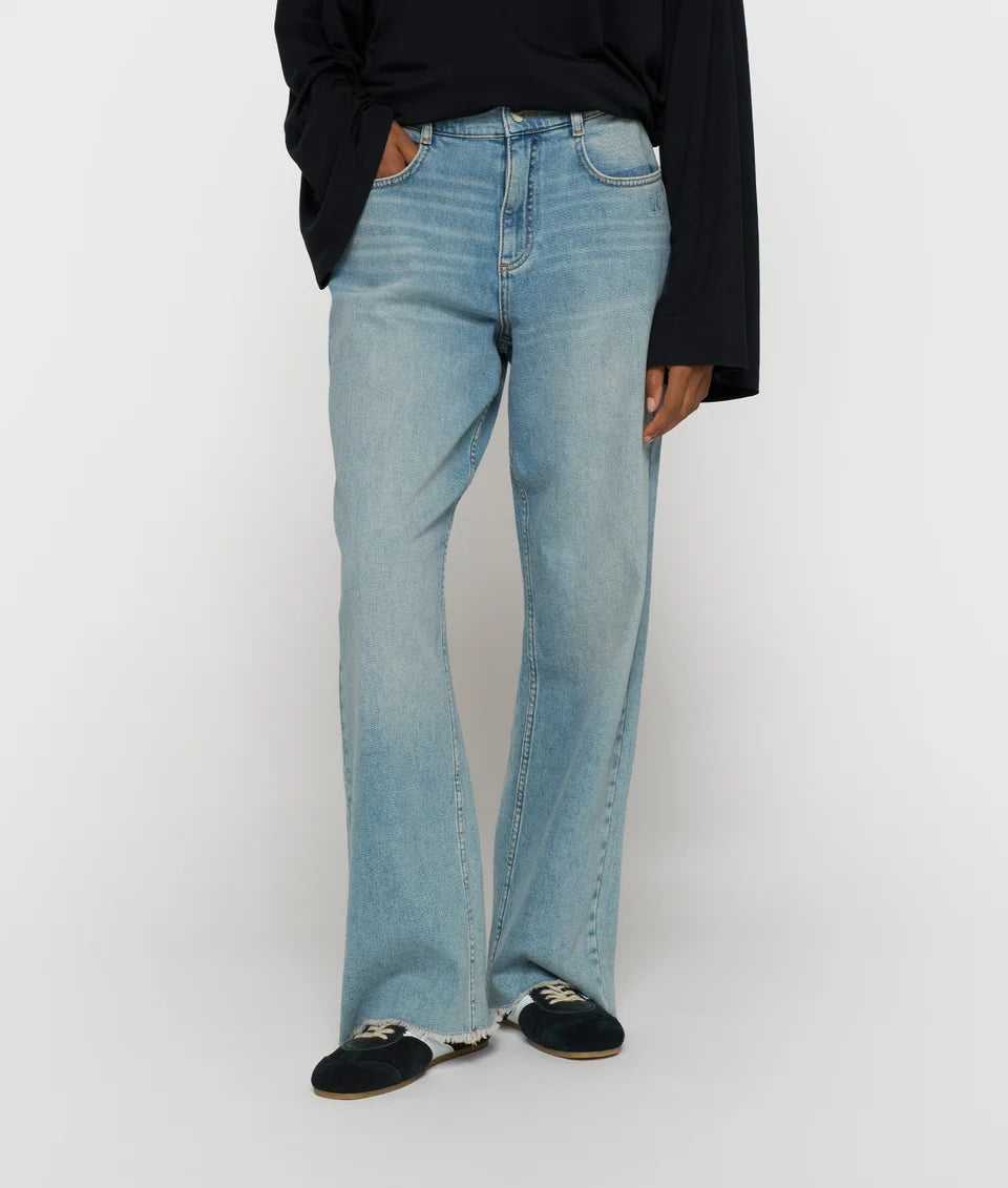 10DAYS Straight Leg Denim Pants - Blauw (Blue Denim)