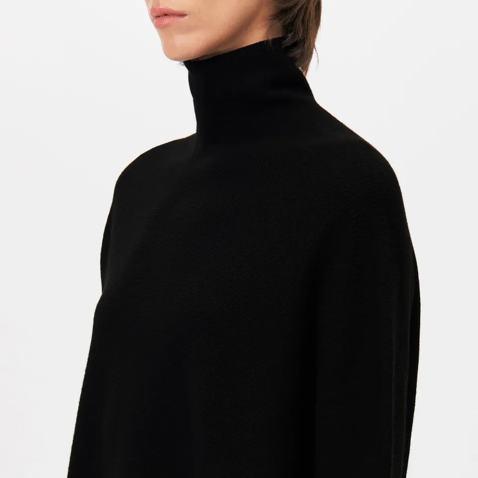 Drykorn Trui Liora in Black met oversized pasvorm