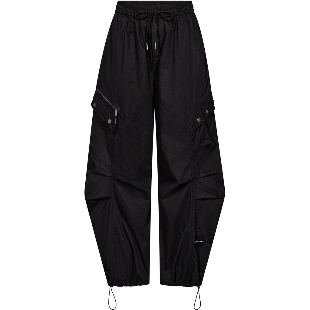 Haute L'Amitié Cargo Broek Air Zip Tall in Black