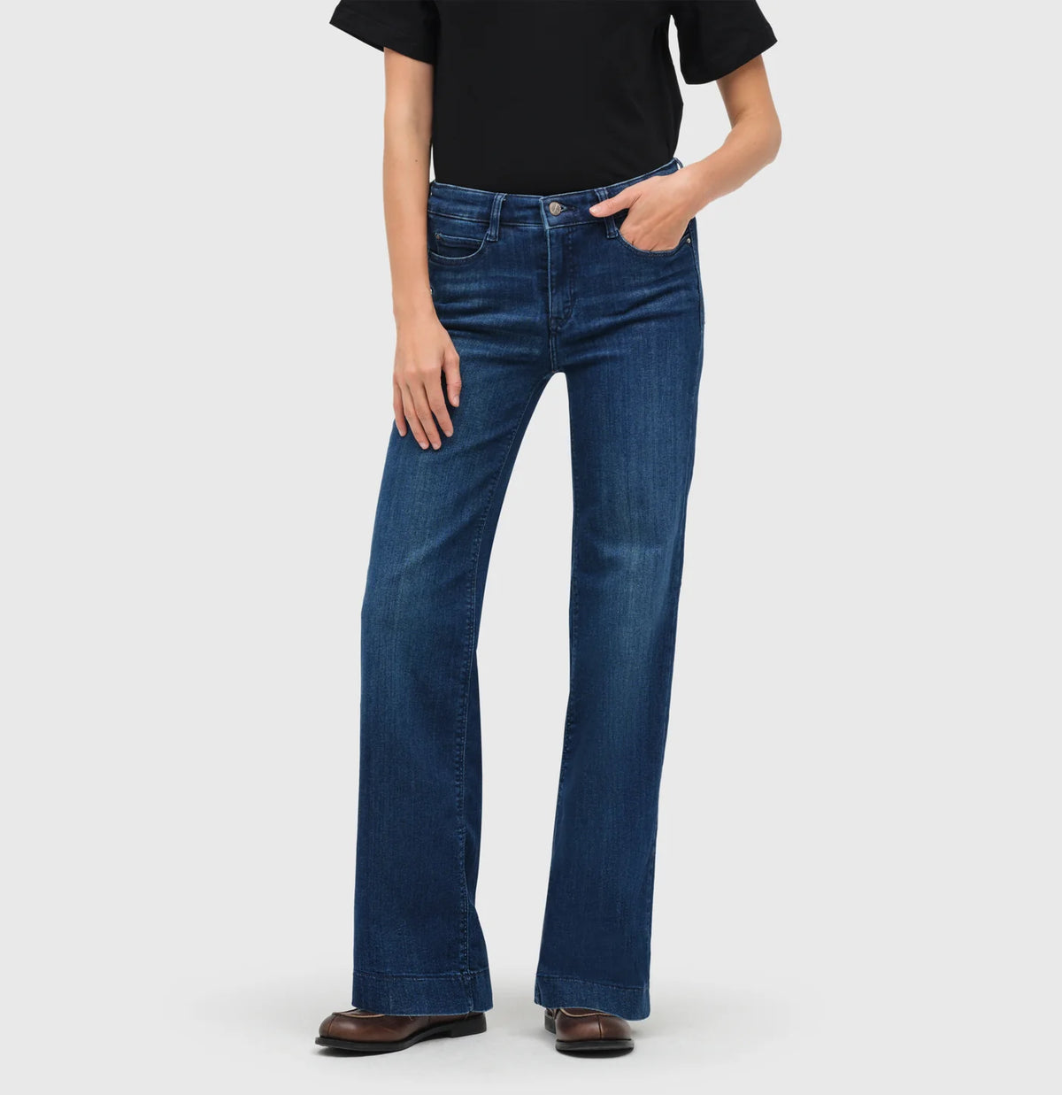 MAC Dream Wide Authentic jeans in Cobalt Authentic Wash
