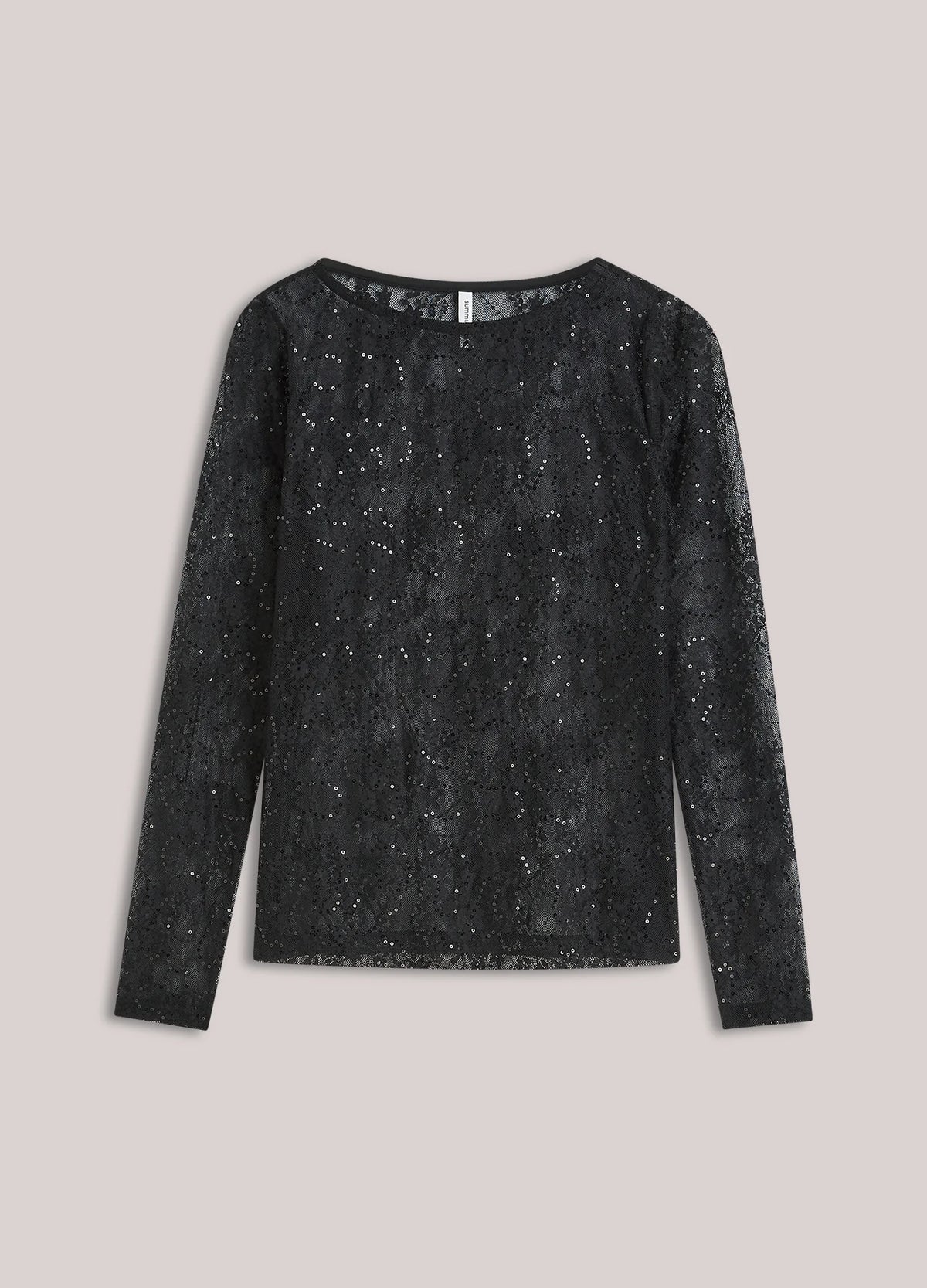 Summum Top Paillettenkant in Zwart paclshot