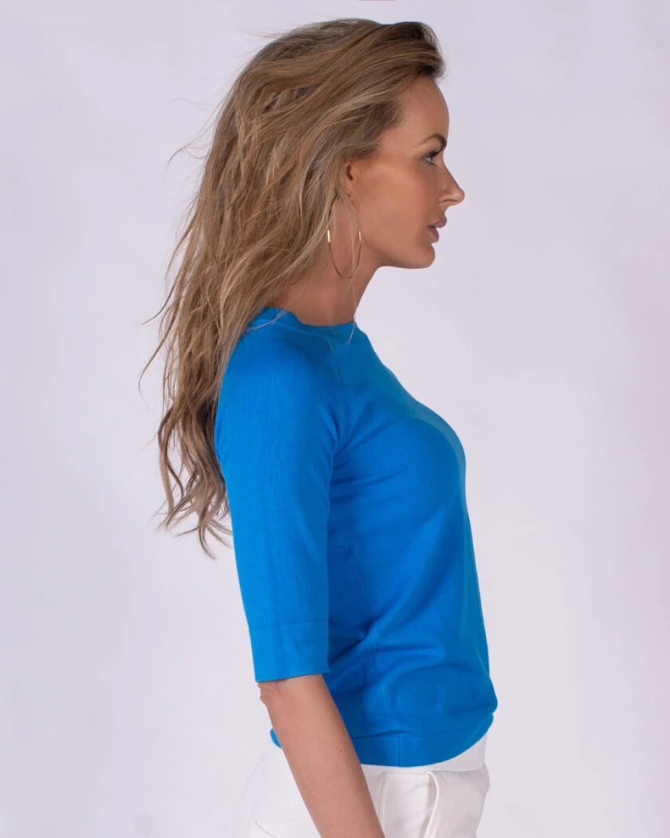 The Clothed The Clothed top MOSCOW - Aster blue 620