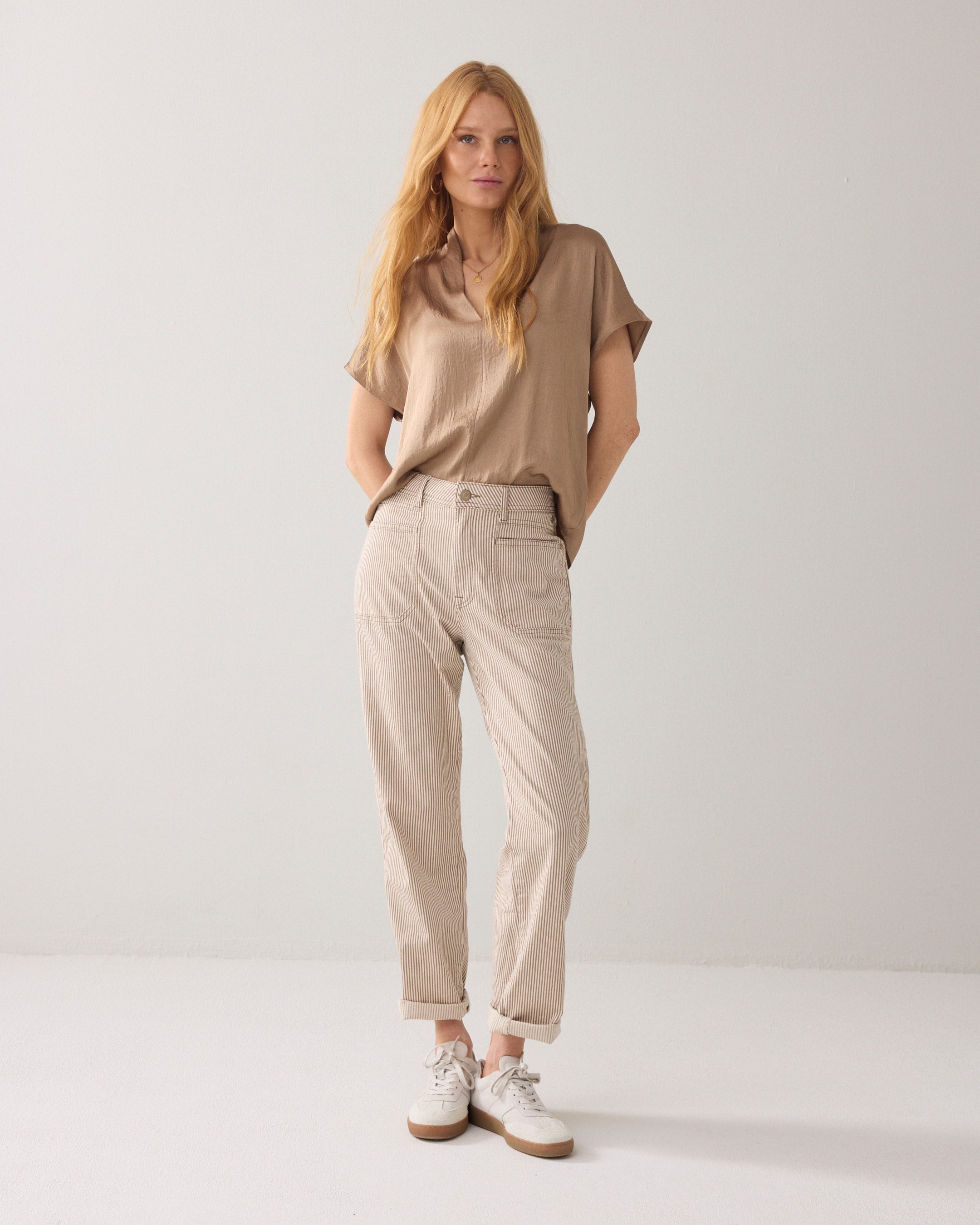 Summum Top 2s3324-11817 703 Khaki