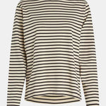 Penn & Ink Penn & Ink Sweater stripe W24F1517 142/90 vanilla-b