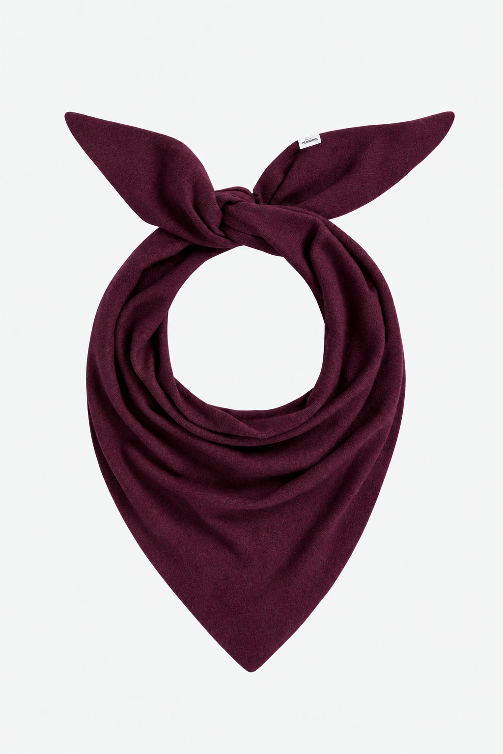 Penn & Ink Triangle Sjaal in Aubergine