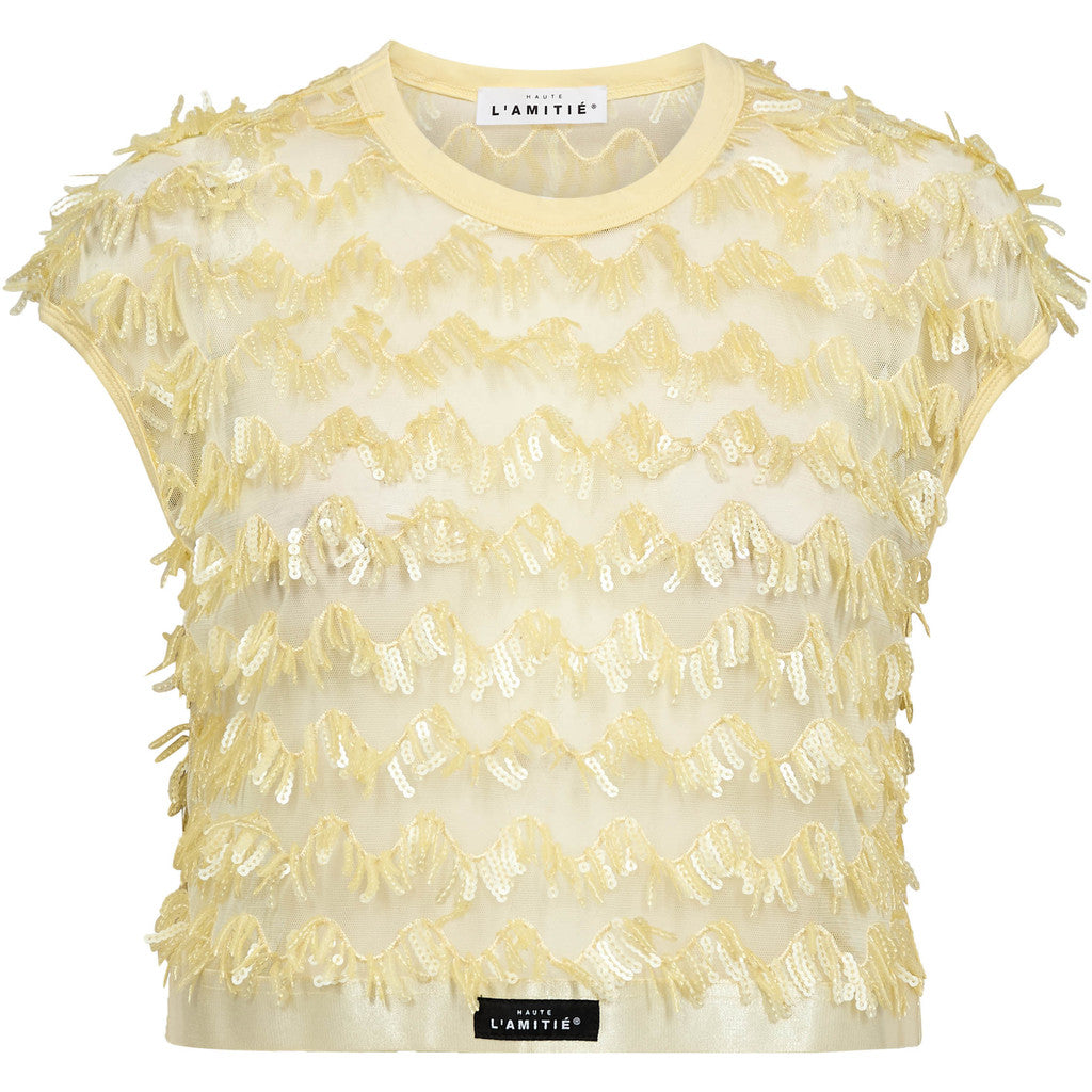 Haute l'Amitié top Hl10603 Pale Yellow