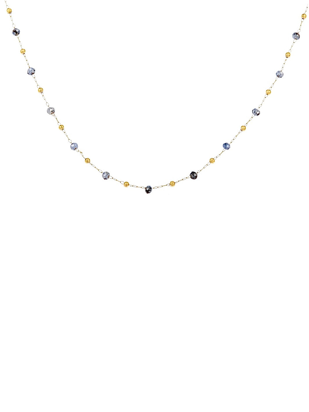 Ellen Beekmans ketting met edelsteentjes