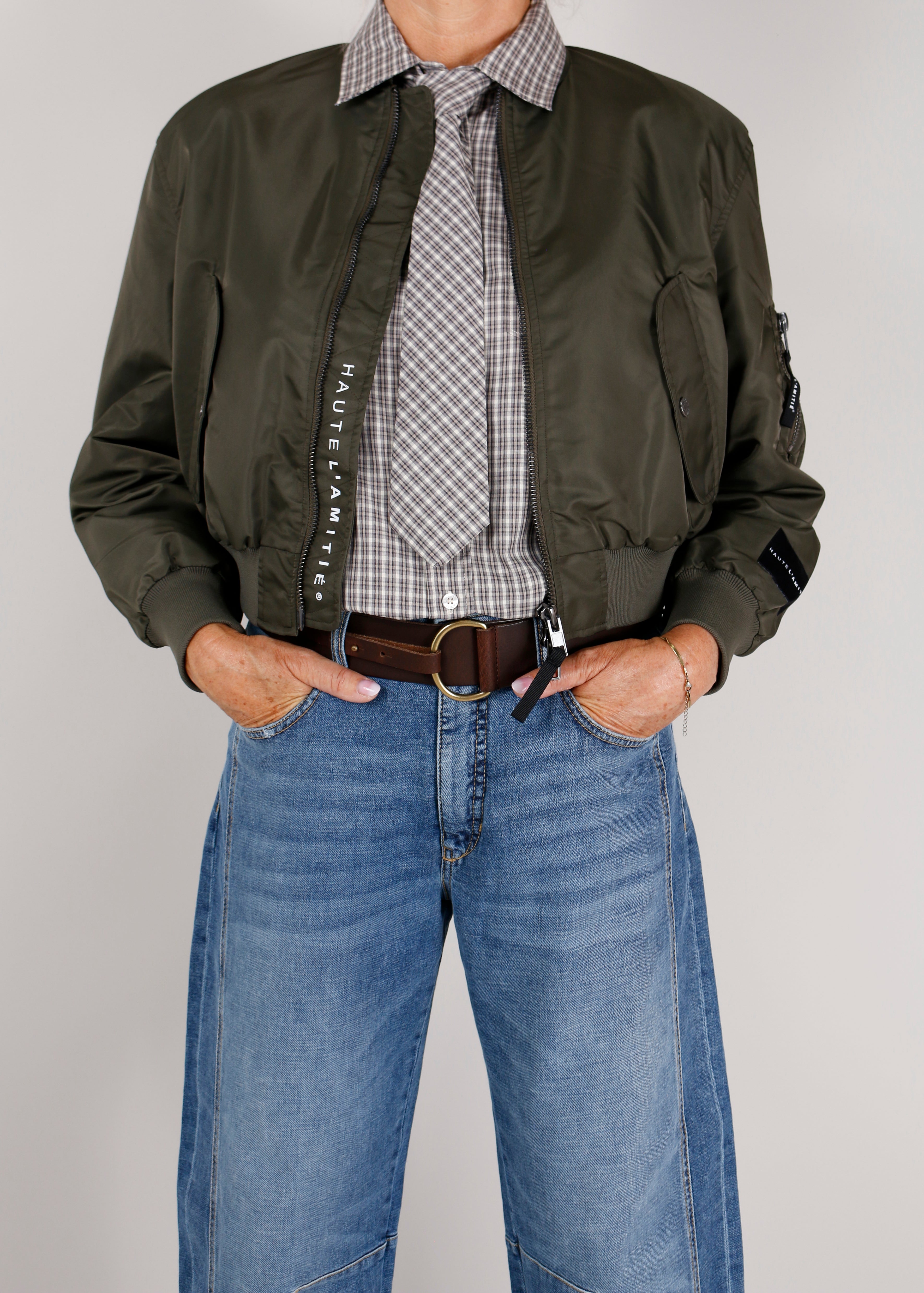 Haute l'Amitié Bomber HL10659 Army