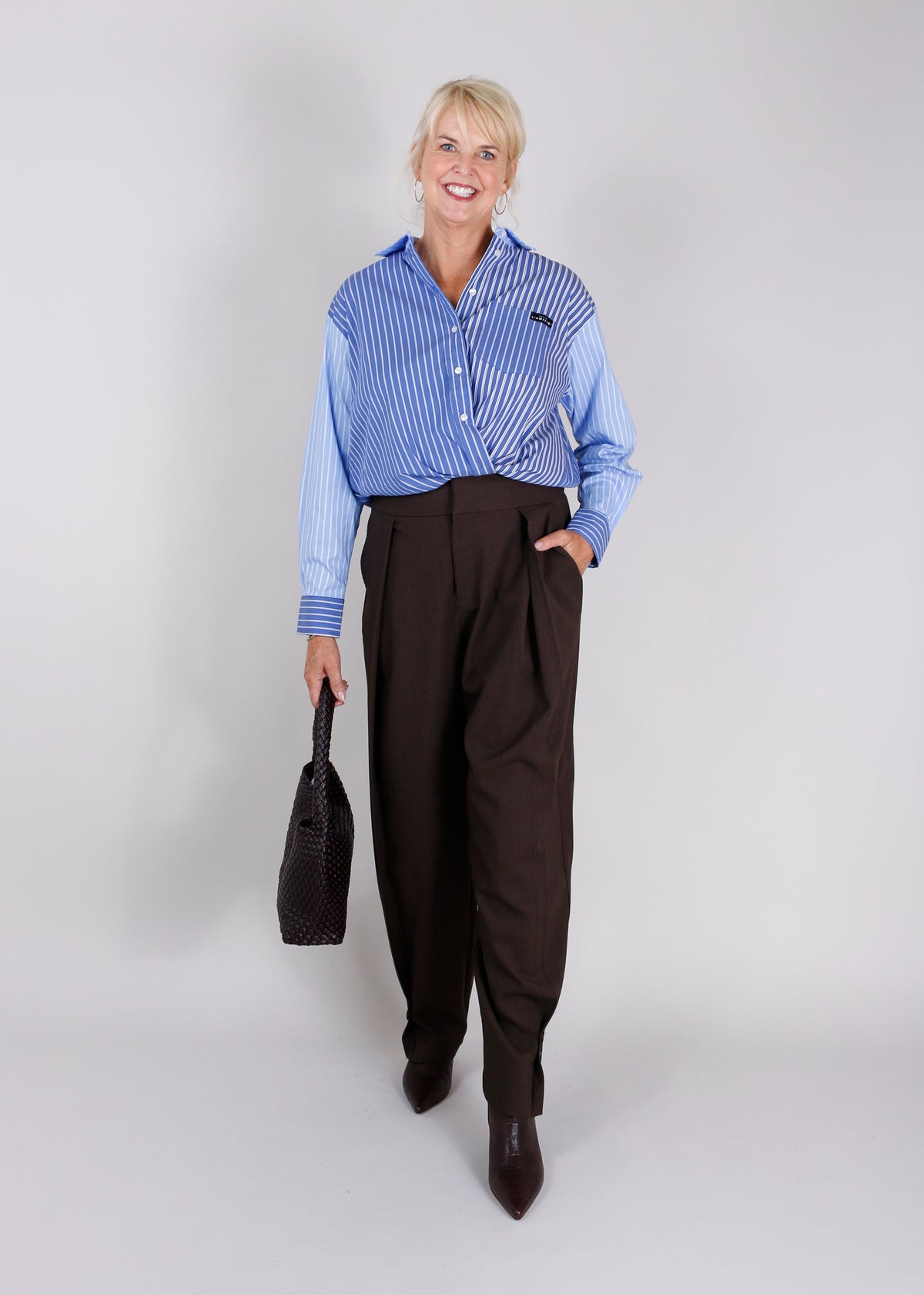 Haute l'Amitié broek HL10864 Mocca Melange