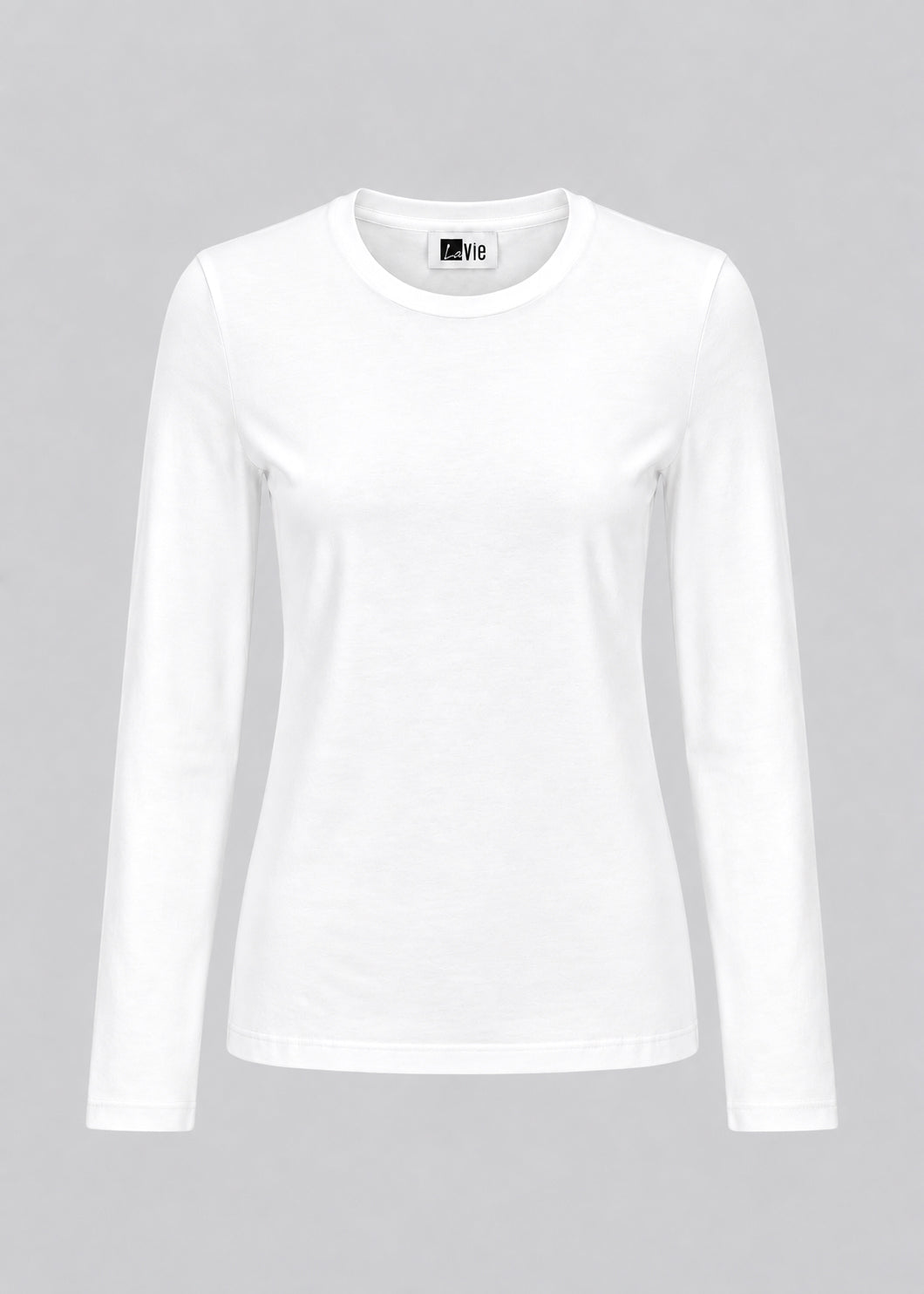 La Vie longsleeve Mila white