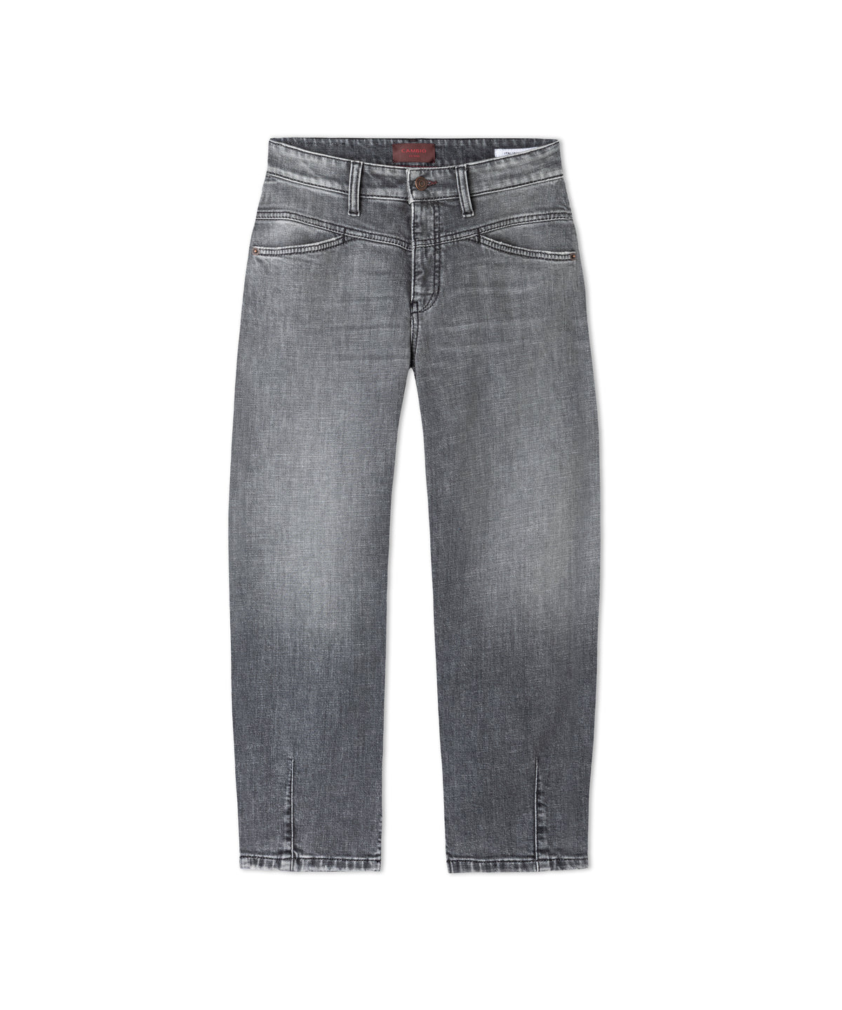 Cambio Elin jeans in Cross Black Bleached voorzijde