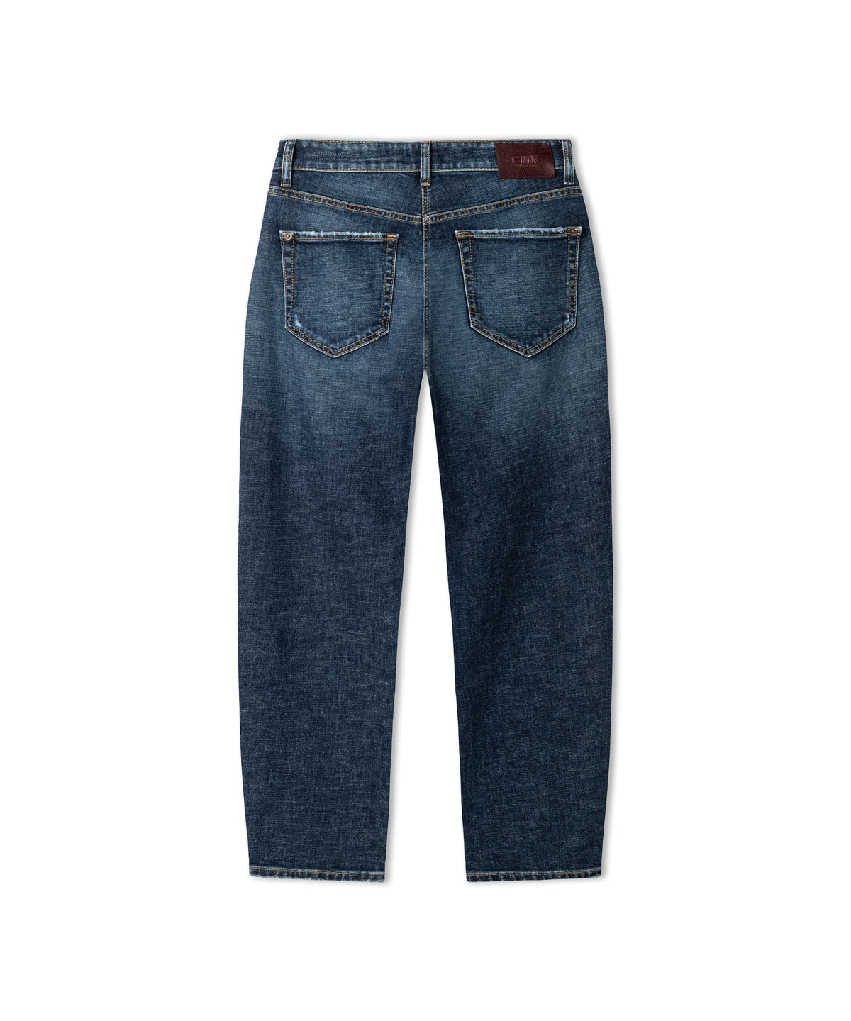 Cambio Jeans Elli Long in Rustic Dark Cross packshot achter