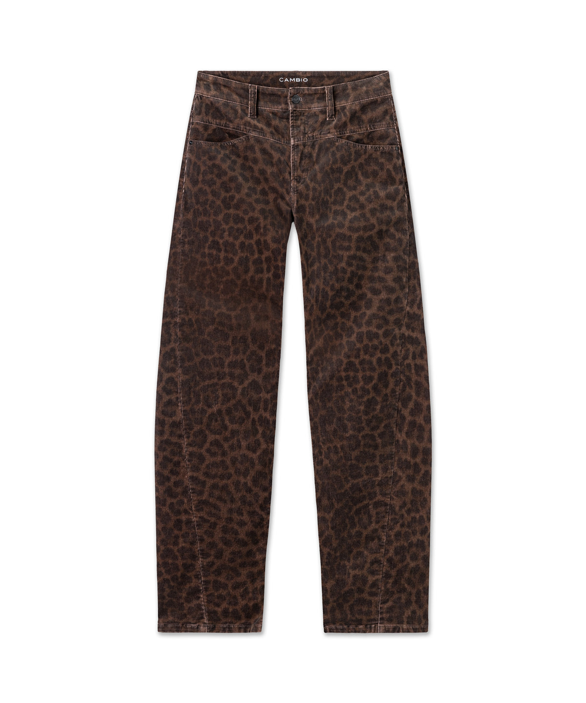 Cambio Ornella Twisted jeans in Tonka/Black voorzijde