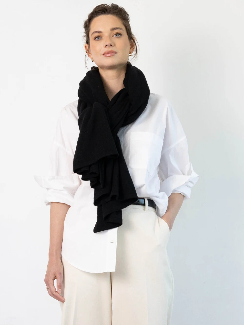 Sjaalmania sjaal Cosy Chic Black
