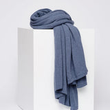 Sjaalmania sjaal Cosy Chic steel blue