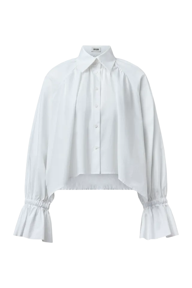 DRYKORN Vaelie Blouse in White Packshot
