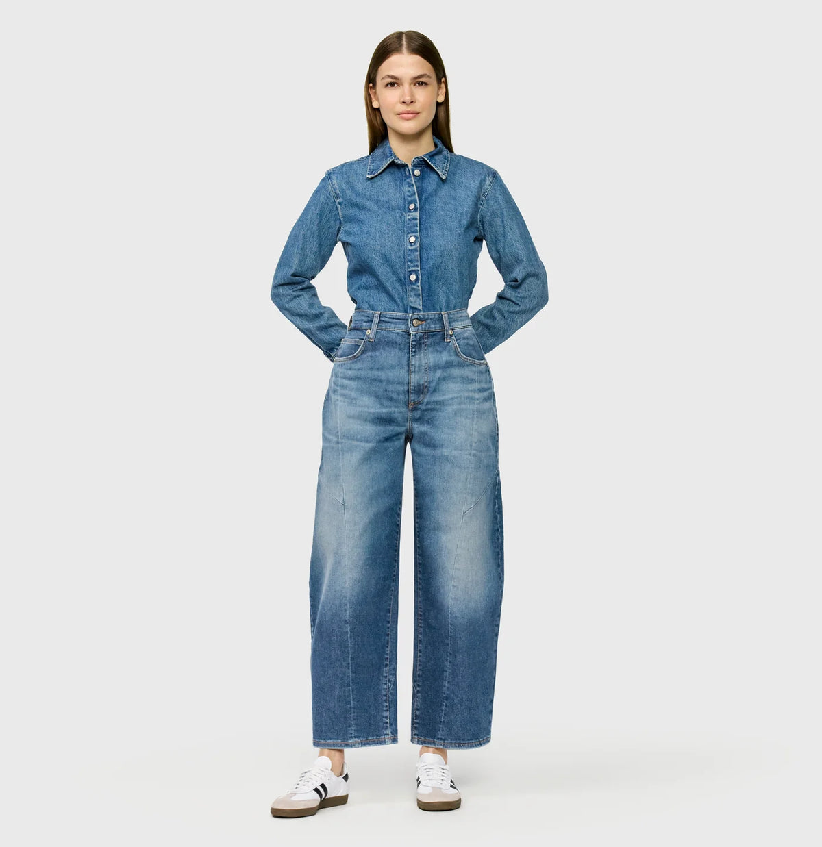 MAC Dakota Barrel Seam jeans in Fashion Blue Used