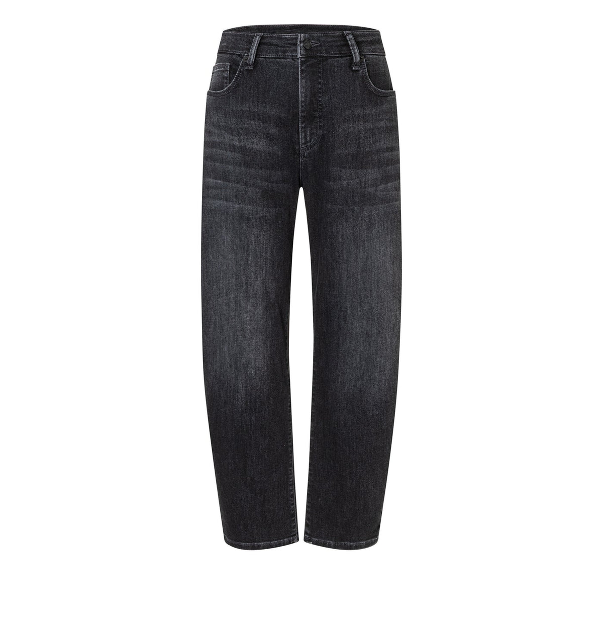 MAC Danni barrel jeans in Authentic Black Wash packshot