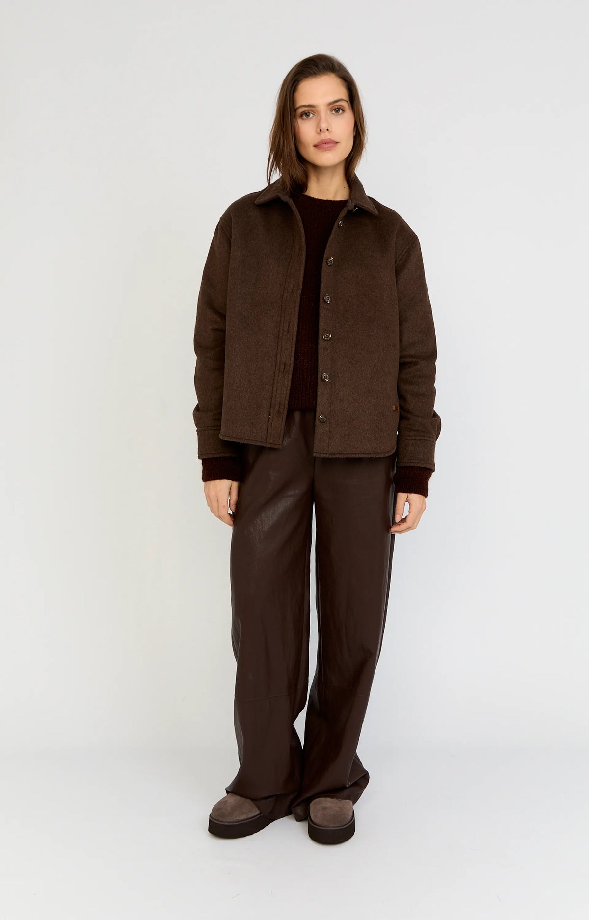 Moscow Blouse Nicky in Chocolat