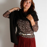 Sjaalmania sjaal Cosy Chic Black