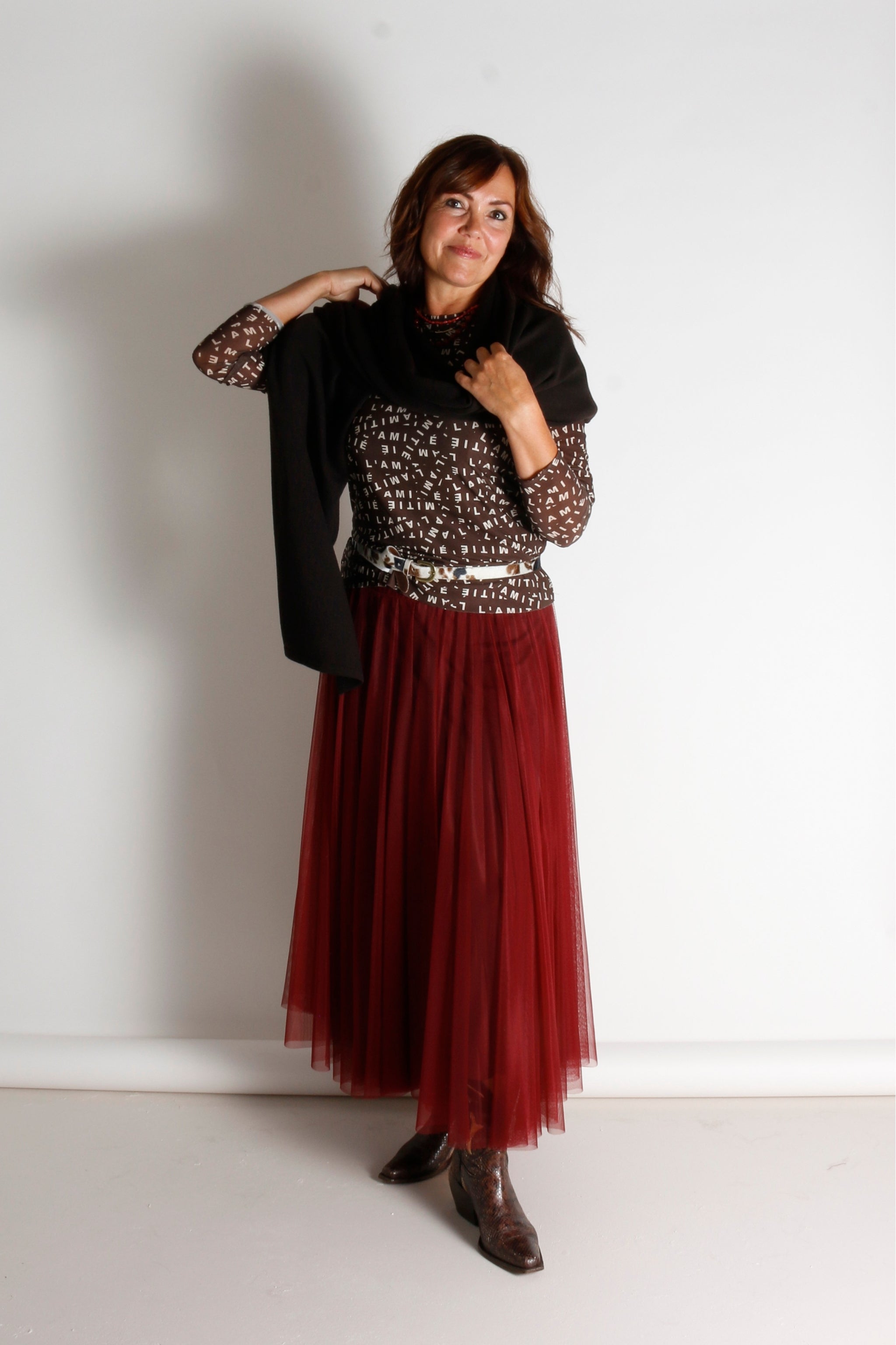 Sjaalmania sjaal Cosy Chic Black