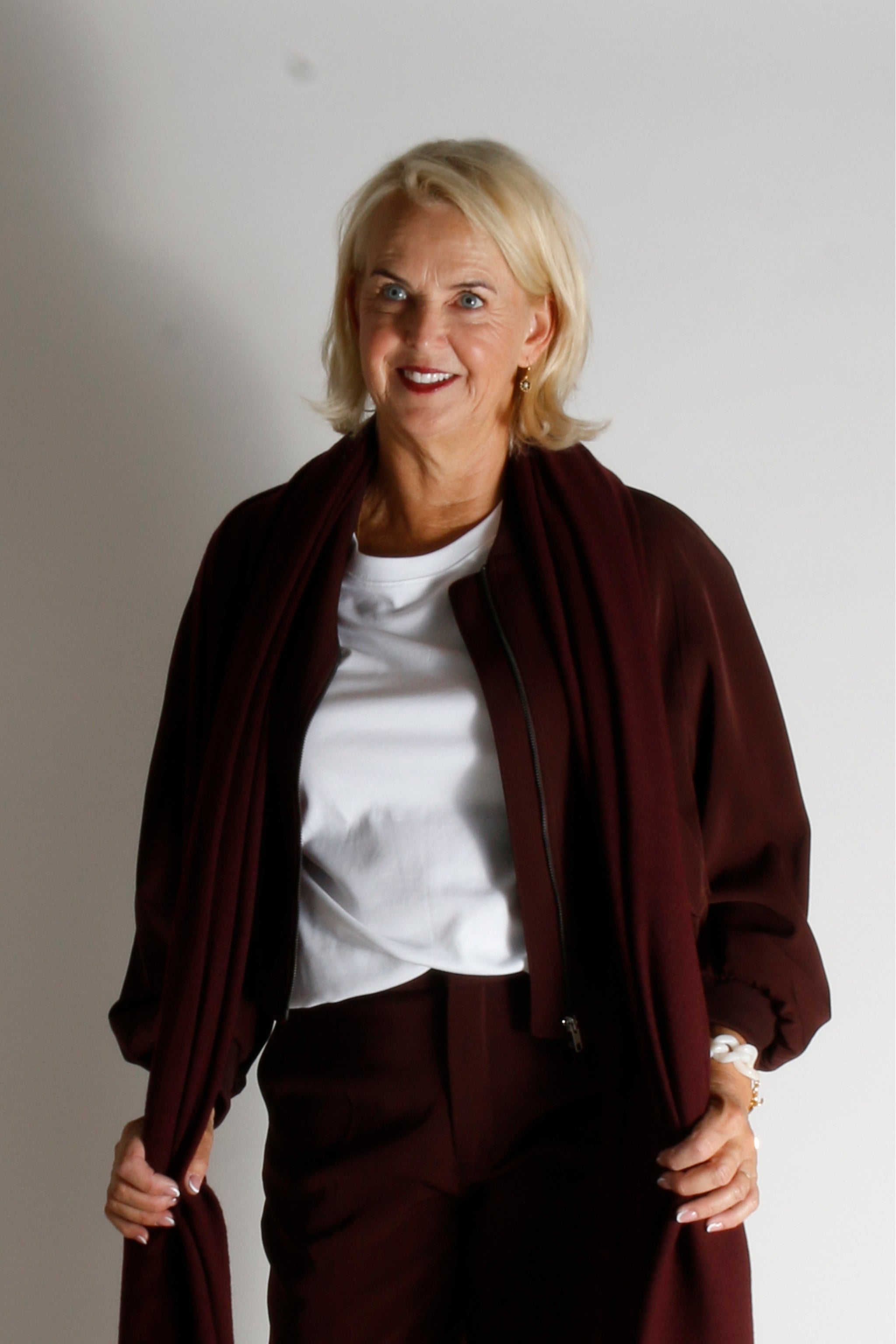 Sjaalmania  Cosy Chic Burgundy